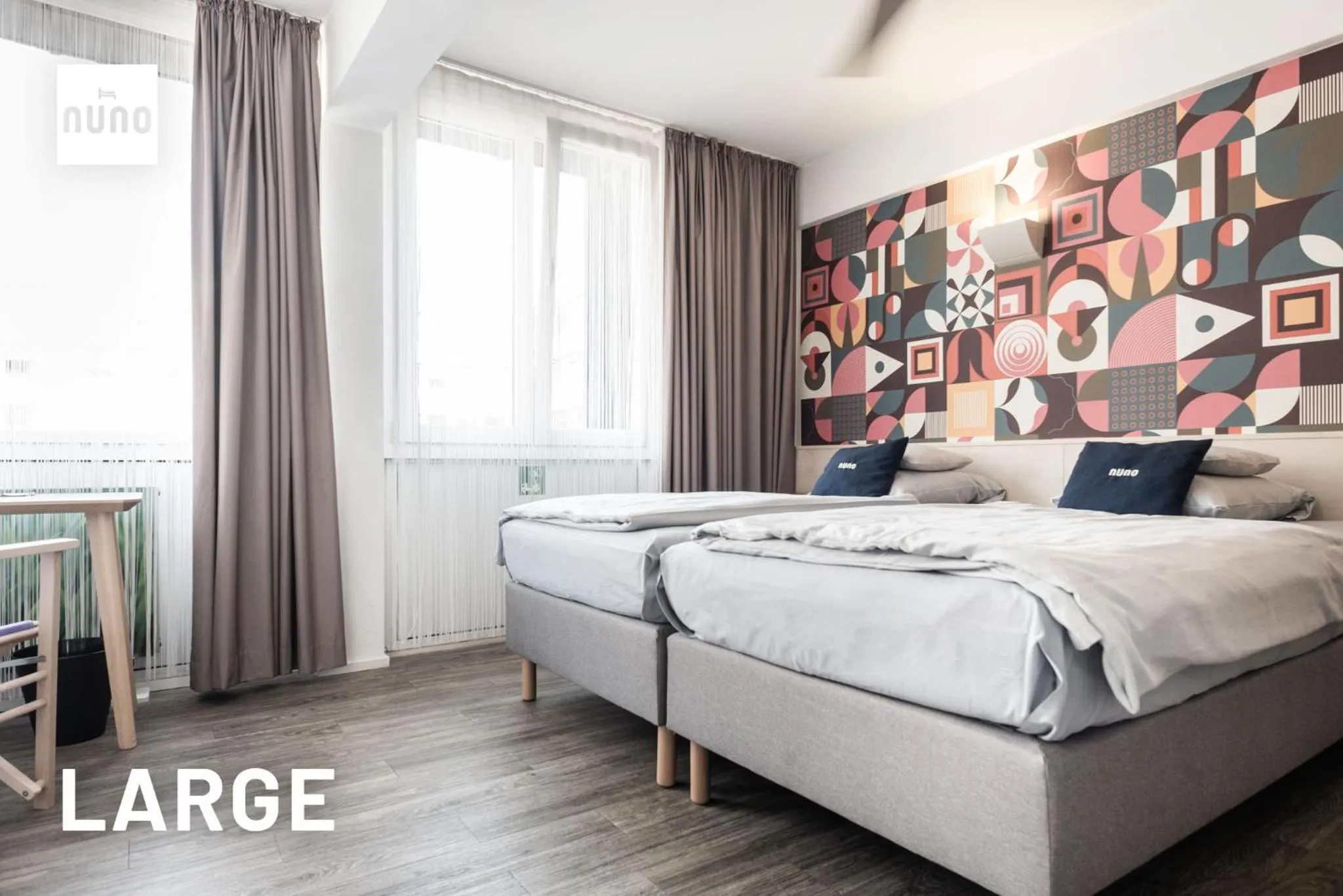 Photo of the whole room, Bed in NunoHotel