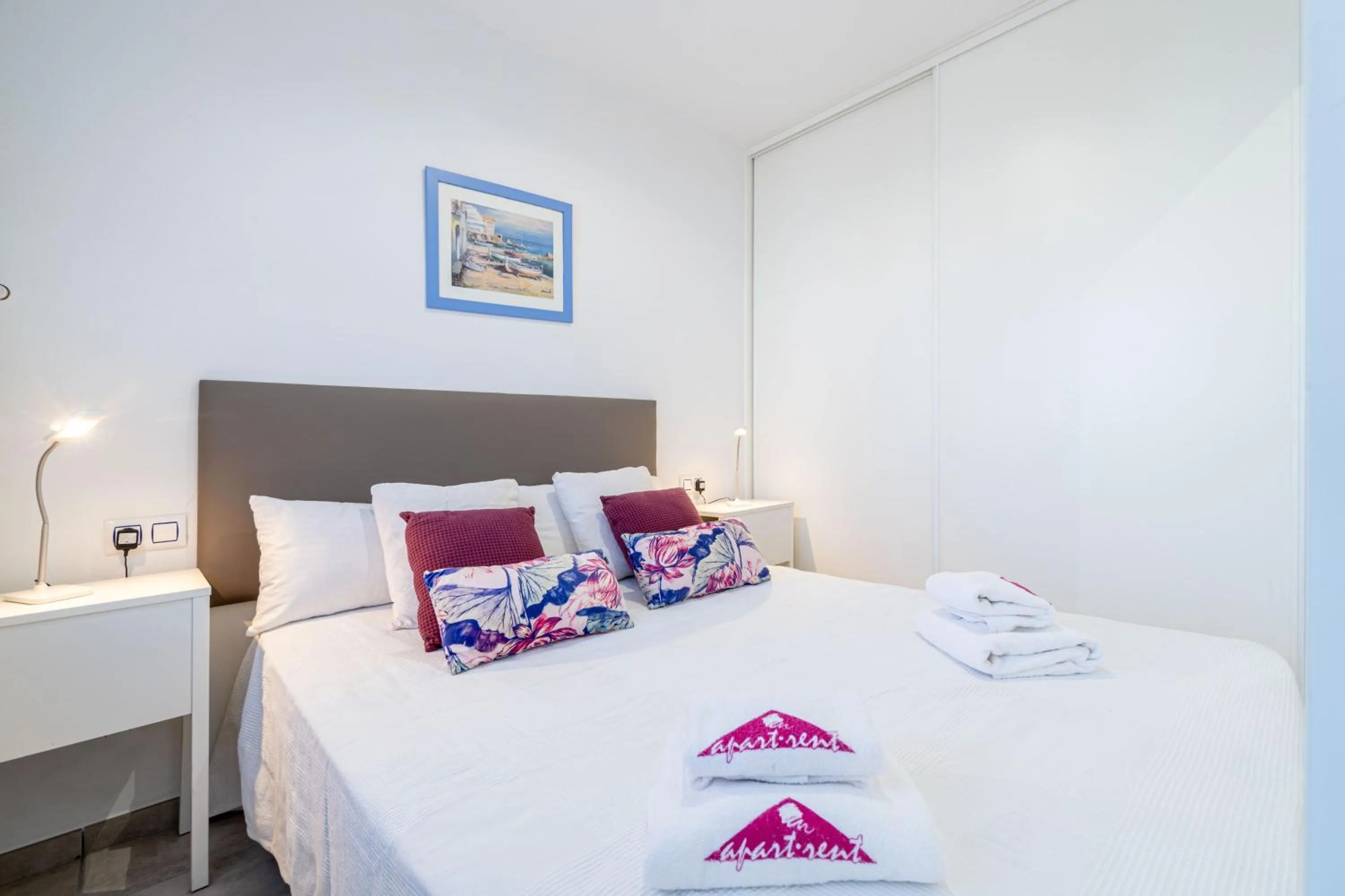 Bedroom, Bed in Apart-rent Apartament Bahia 0023