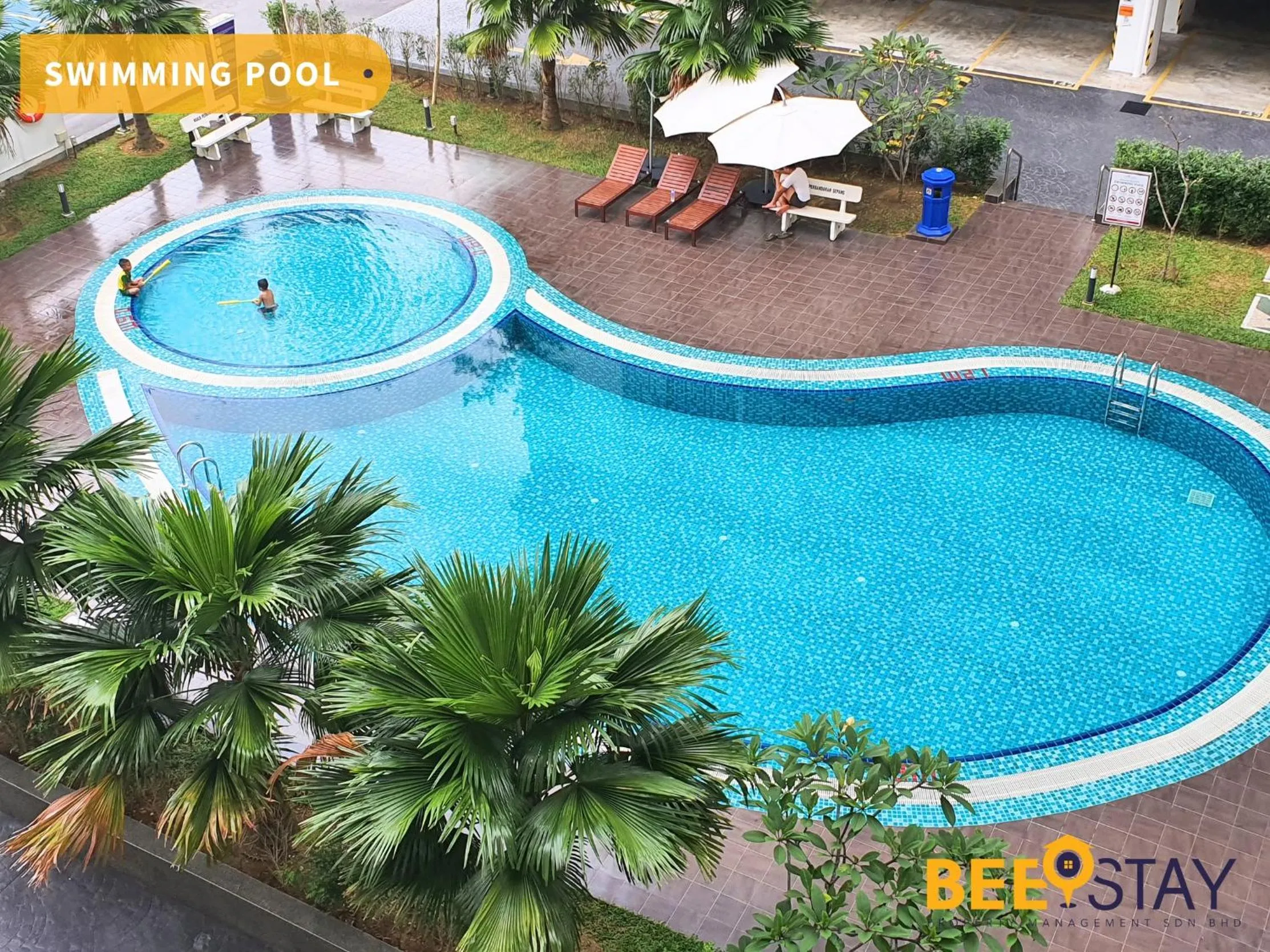 Swimming pool in KLIA Ehsan Residences Sepang Nilai