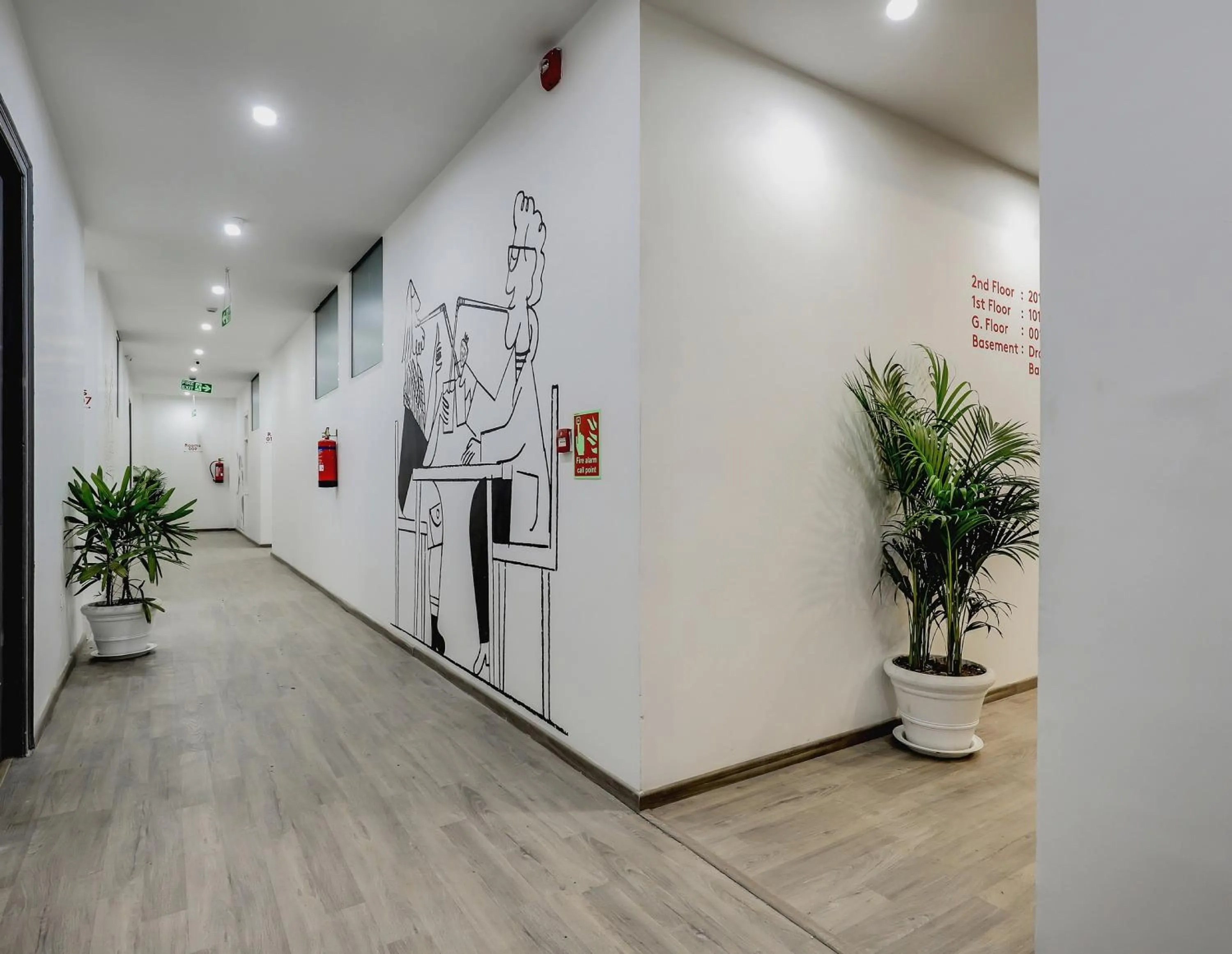 Lobby or reception in Townhouse Siddharth Vihar Ghaziabad