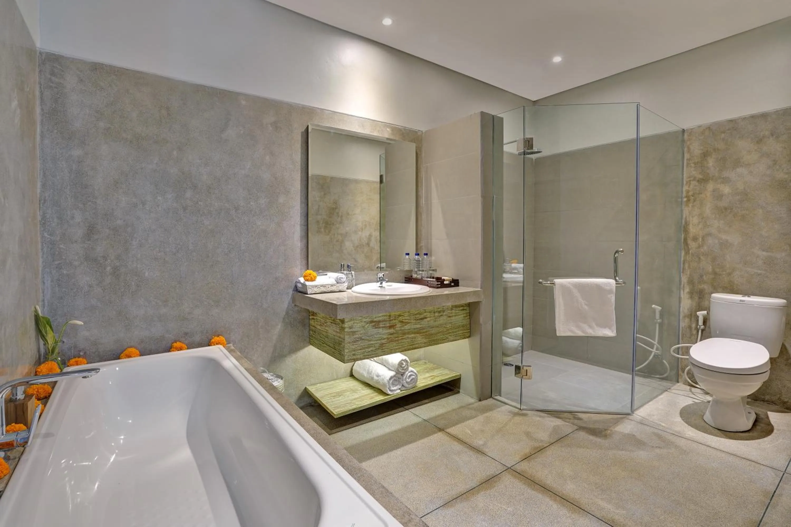 Shower in La Numa Villas Canggu