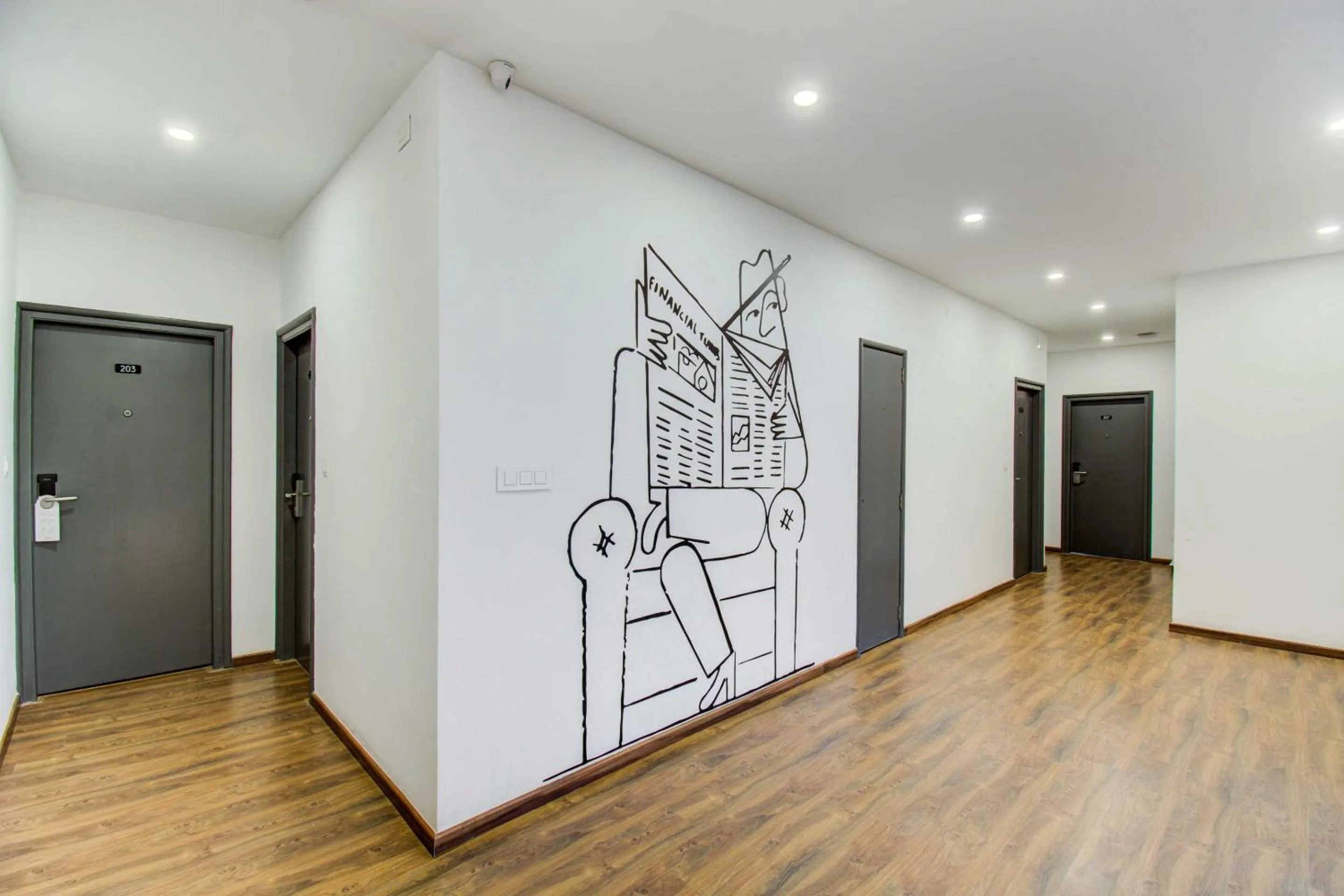 Lobby or reception in FabHotel F9 Sector 121