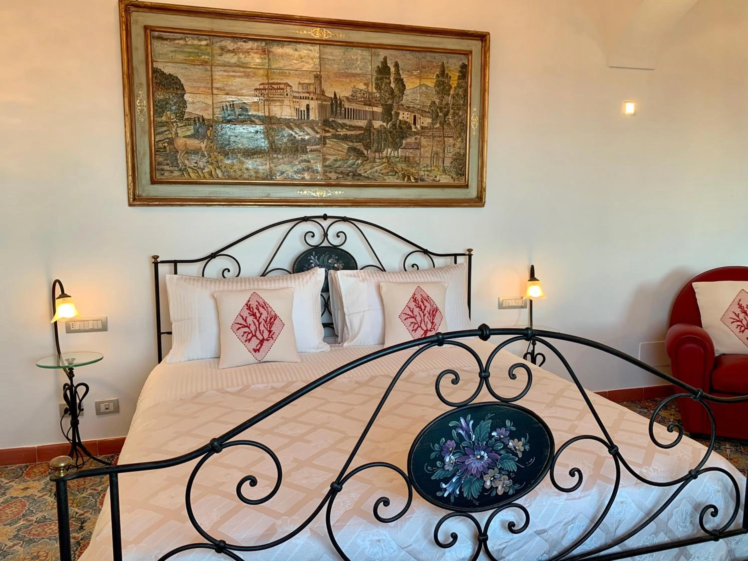 Bed in Villa Le Baste