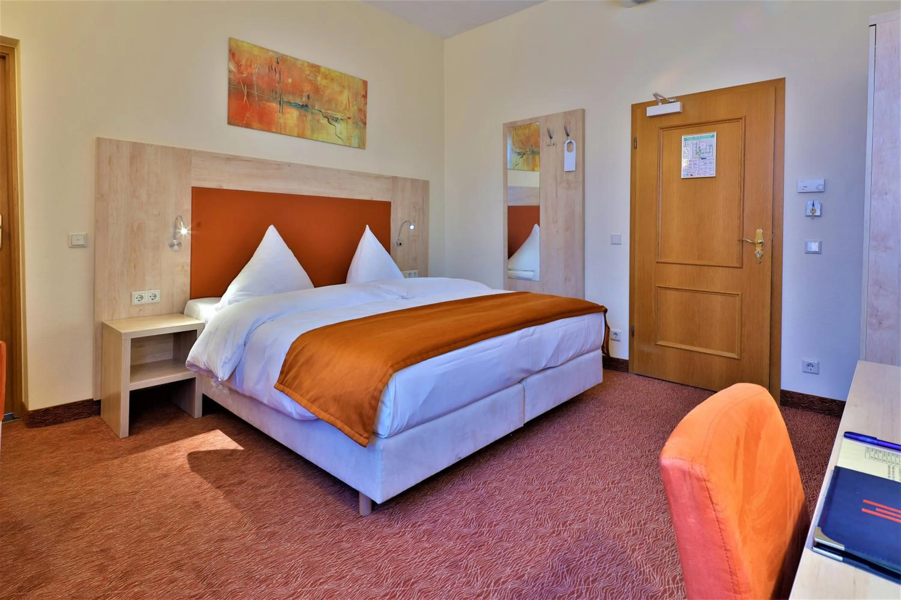 Bedroom, Bed in City Partner Hotel Holländer Hof