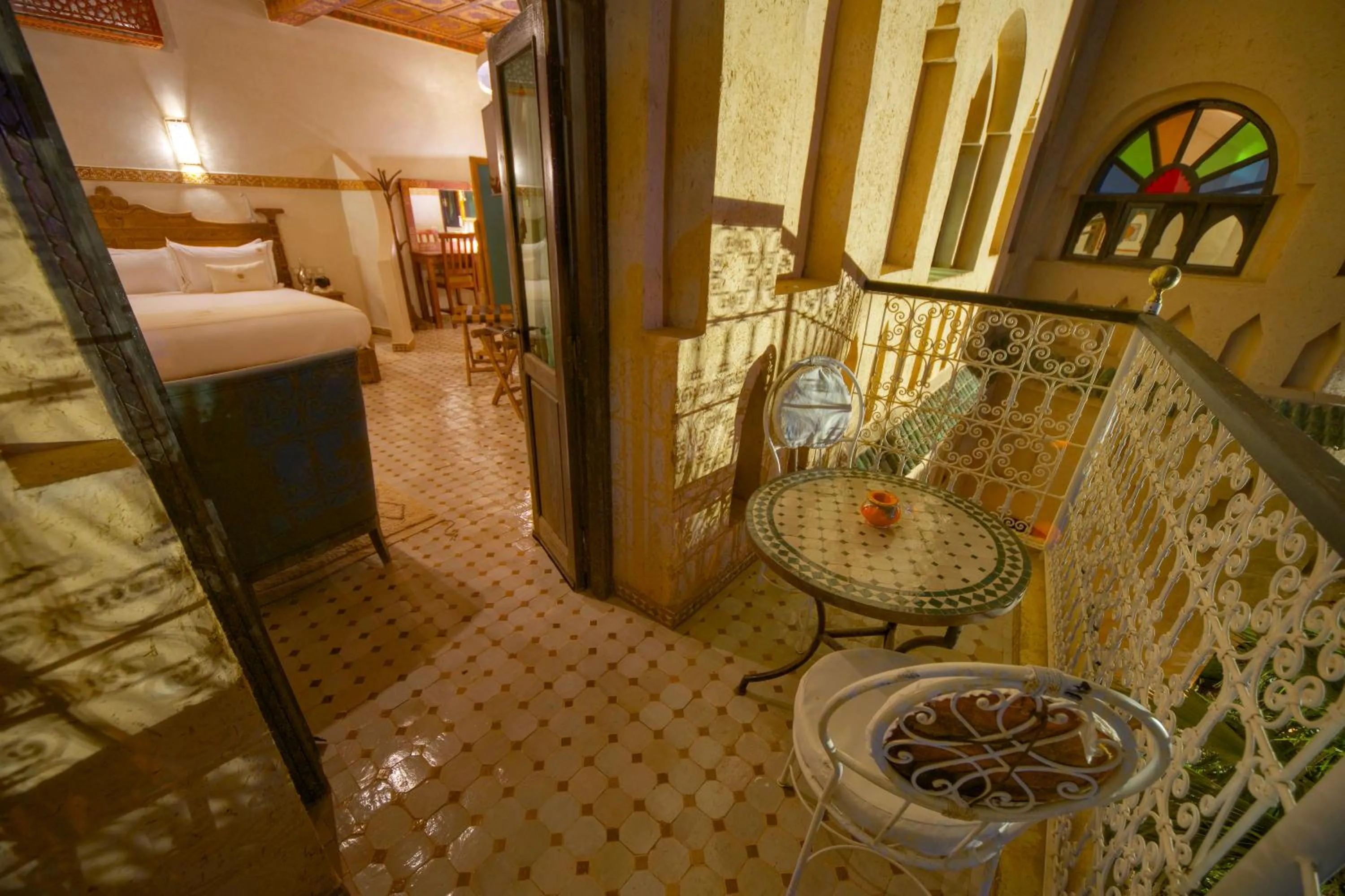 Bed in OZ Palace Ouarzazate & SPA