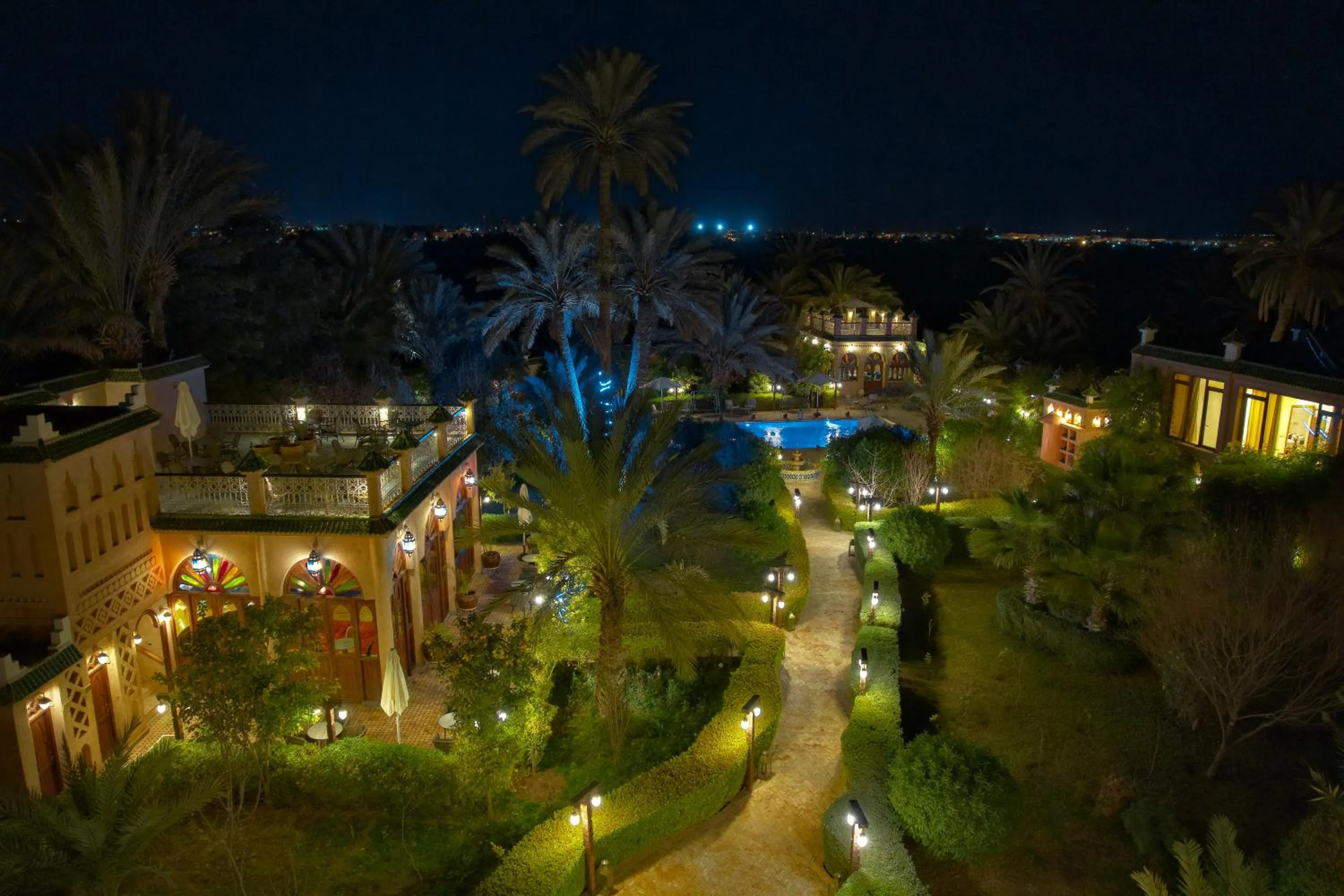 Garden in OZ Palace Ouarzazate & SPA