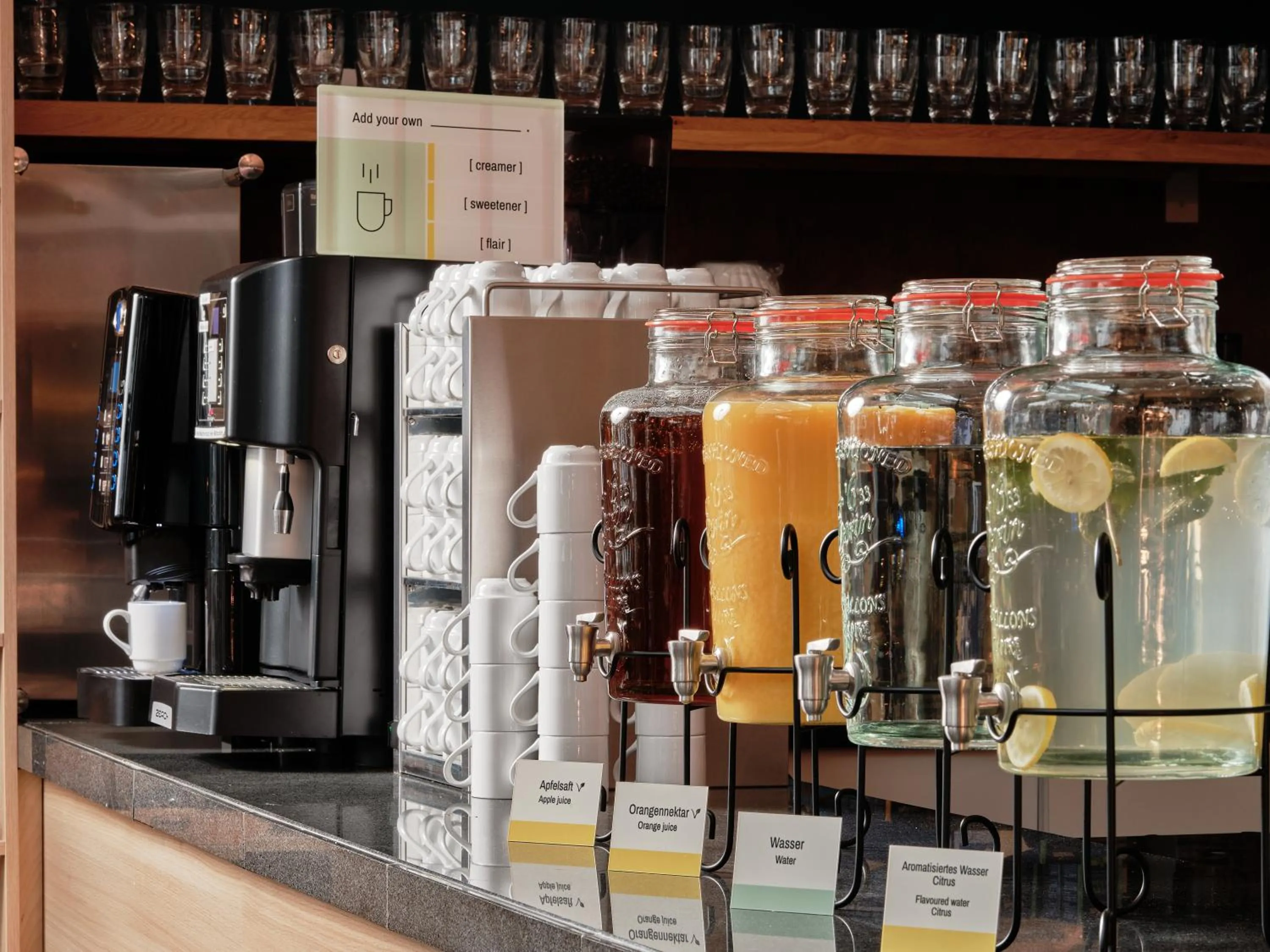 Breakfast in Hotel Continental Frankfurt