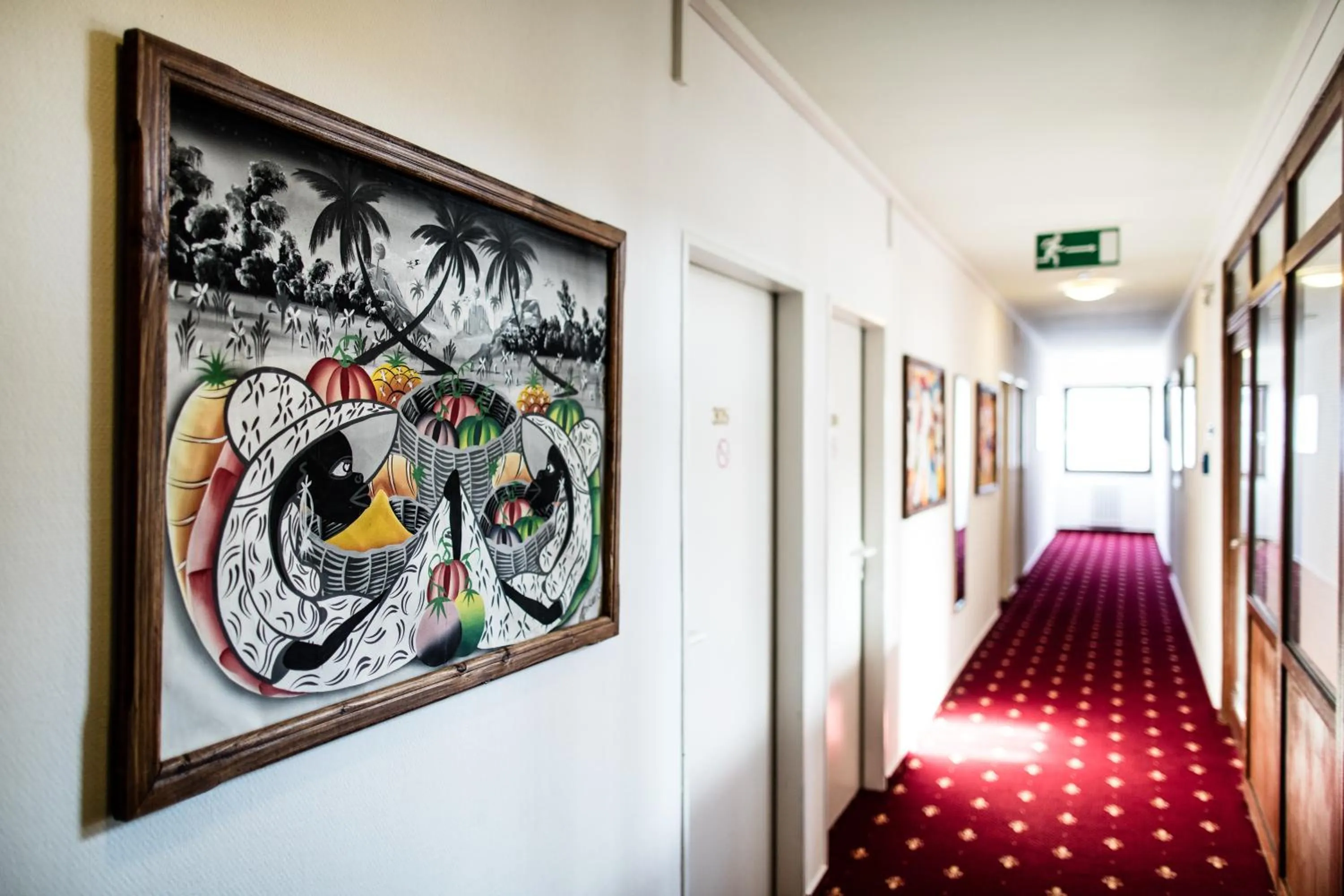 Decorative detail in Hotel Central Hauptbahnhof