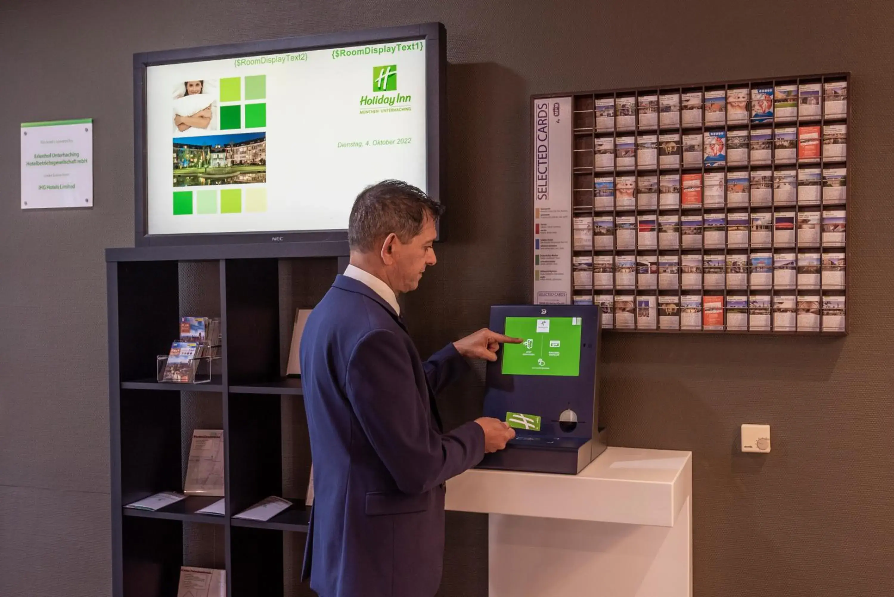 Lobby or reception in Holiday Inn Munich Unterhaching by IHG Lobby or reception in Holiday Inn Munich Unterhaching by IHG