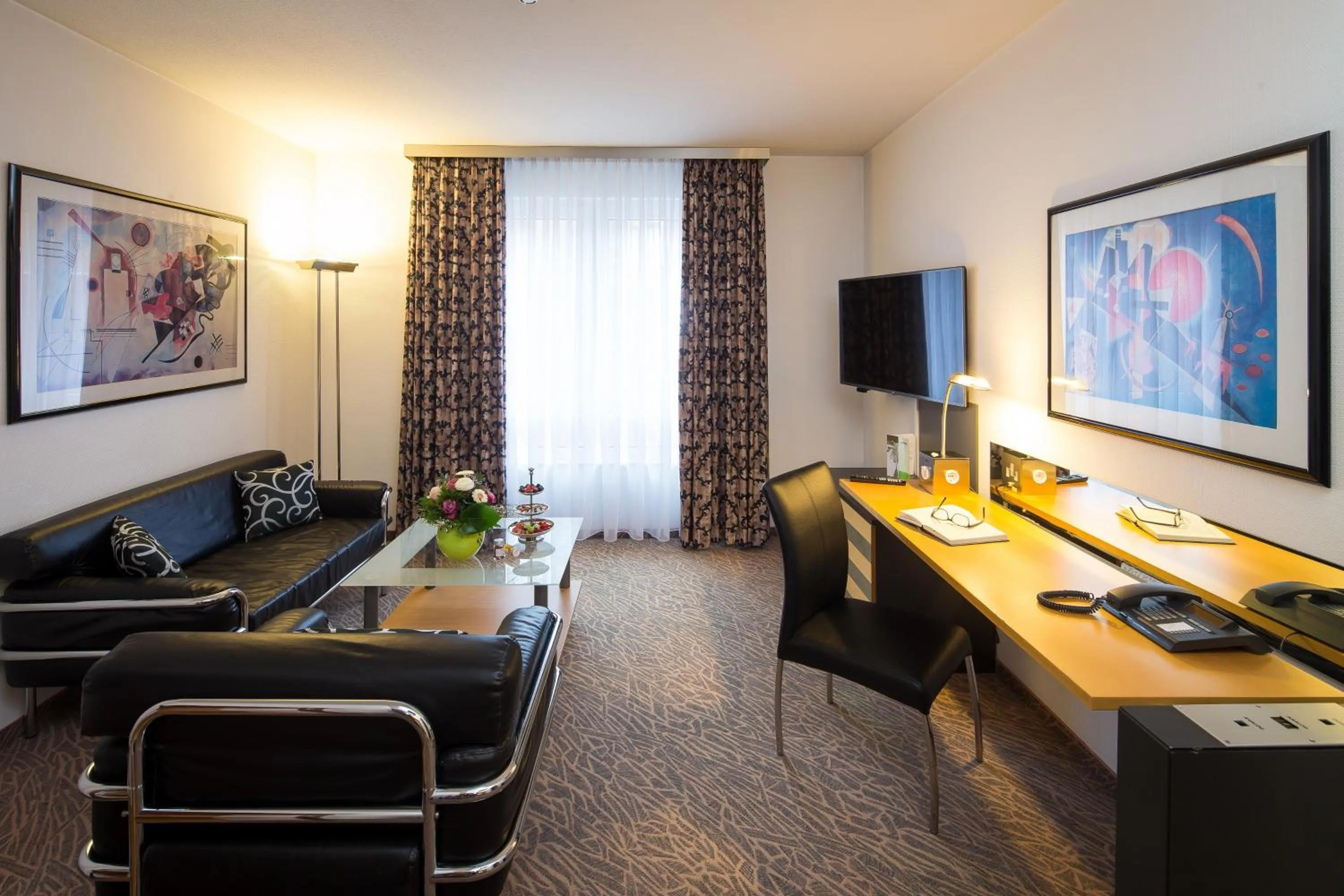 Living room in Lindner Hotel Frankfurt Hochst, part of JdV by Hyatt