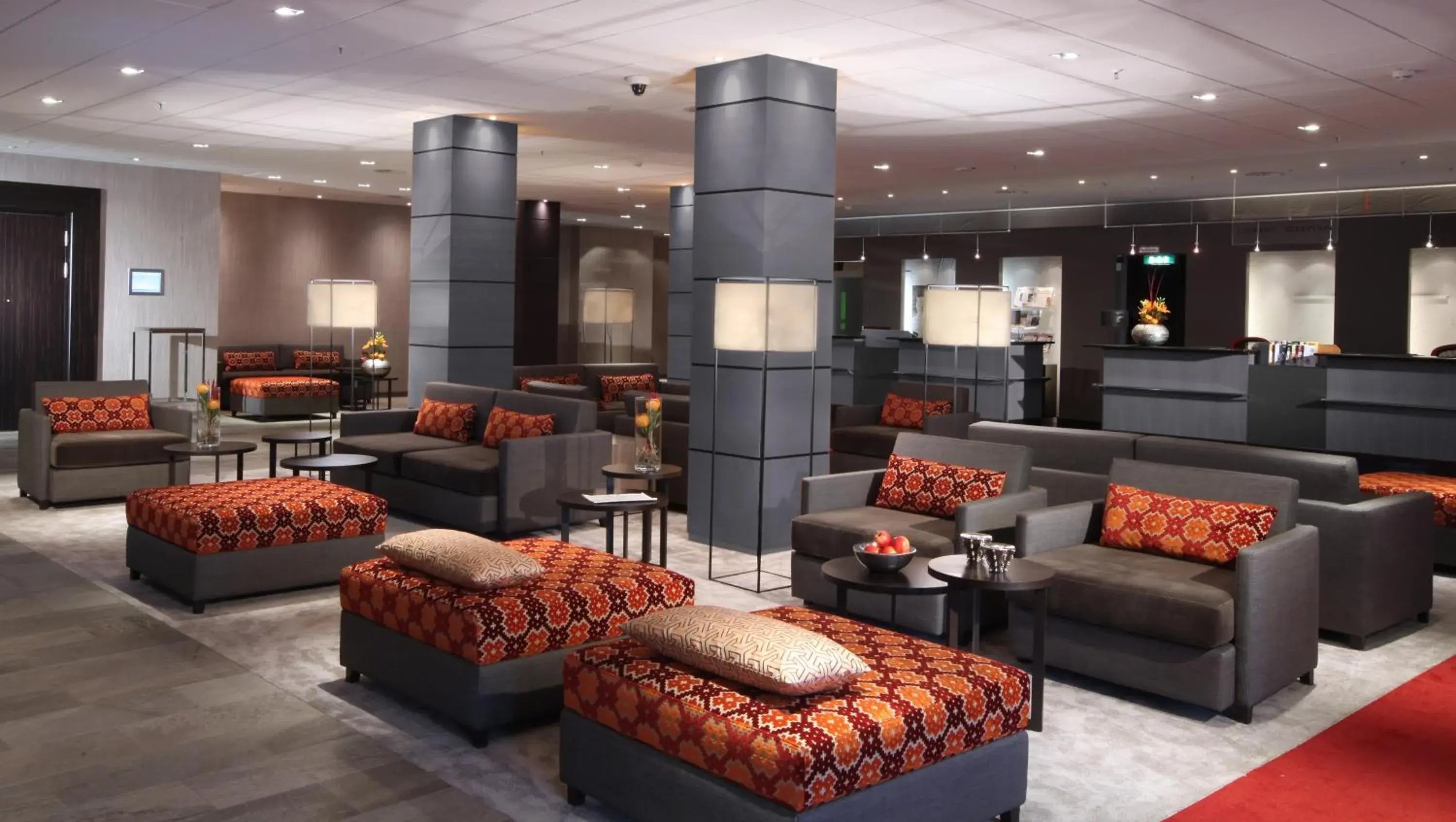 Lobby or reception in Lindner Hotel Frankfurt Hochst, part of JdV by Hyatt Lobby or reception in Lindner Hotel Frankfurt Hochst, part of JdV by Hyatt