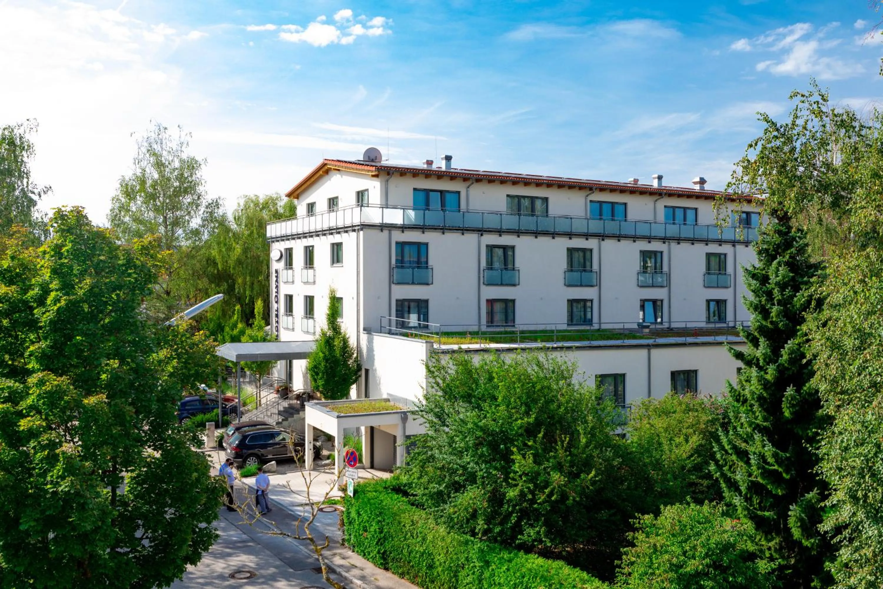 Facade/entrance in Olymp Munich