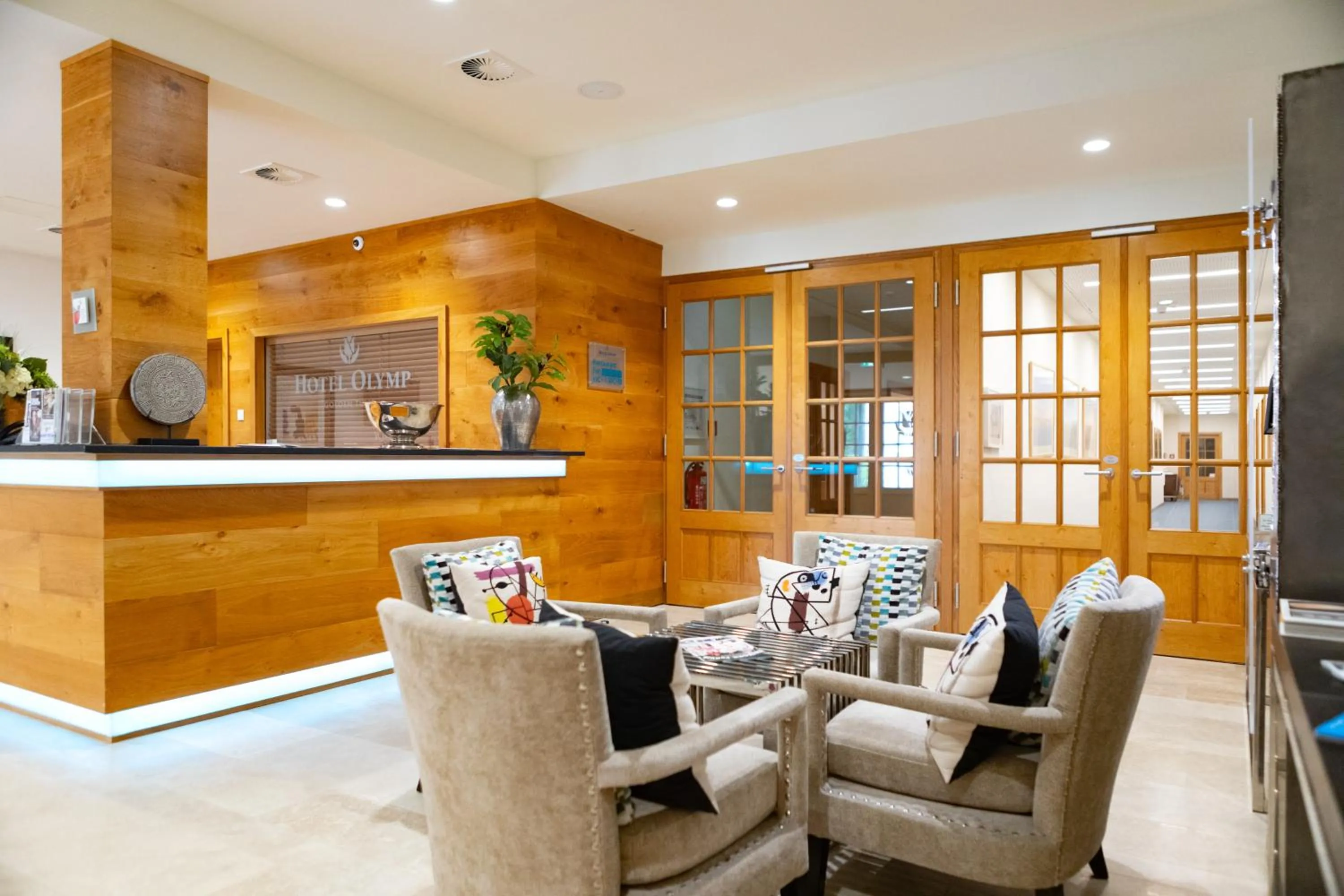 Lobby or reception in Olymp Munich