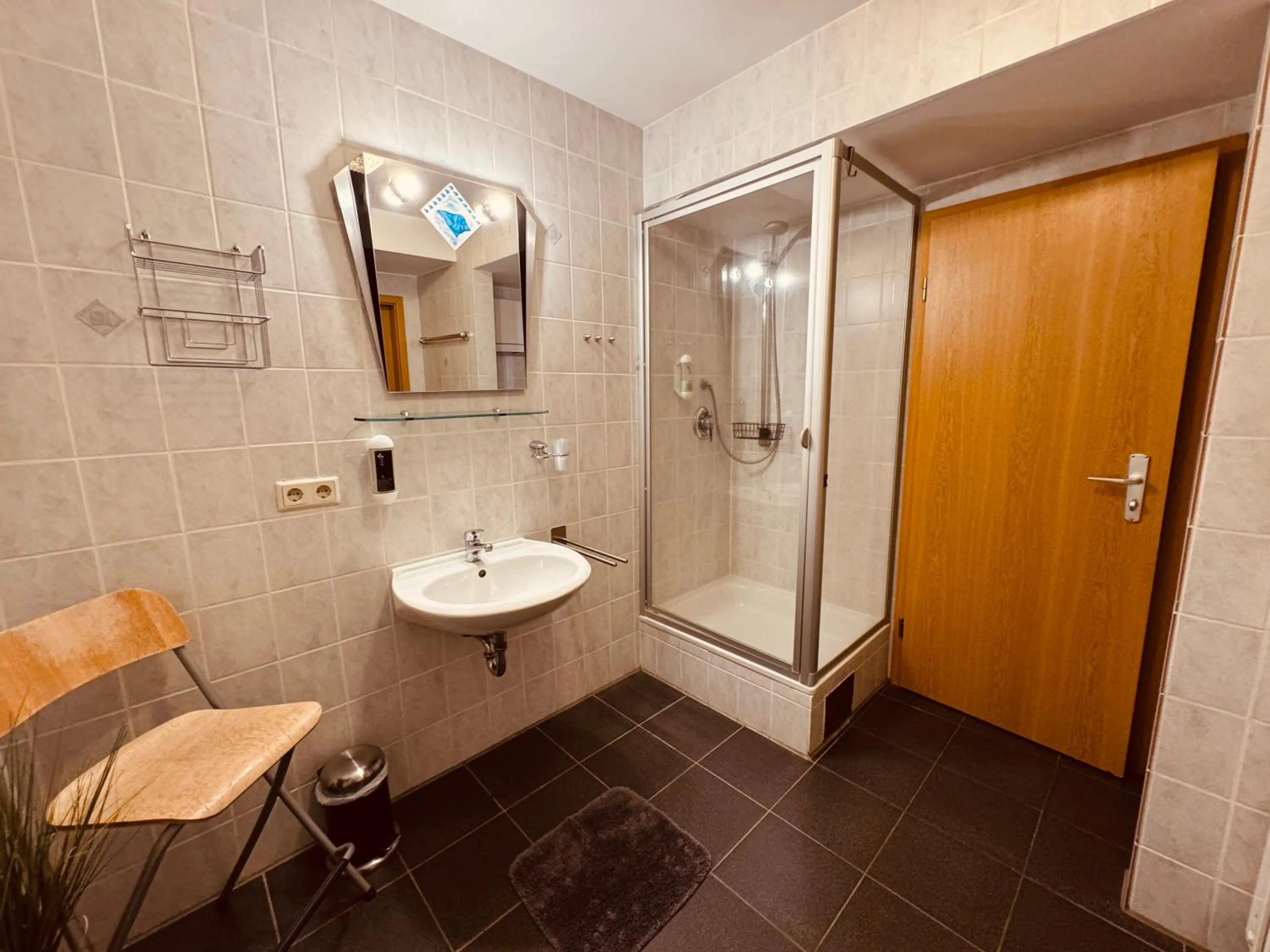 Bathroom in Gasthof Hotel Bräustübl