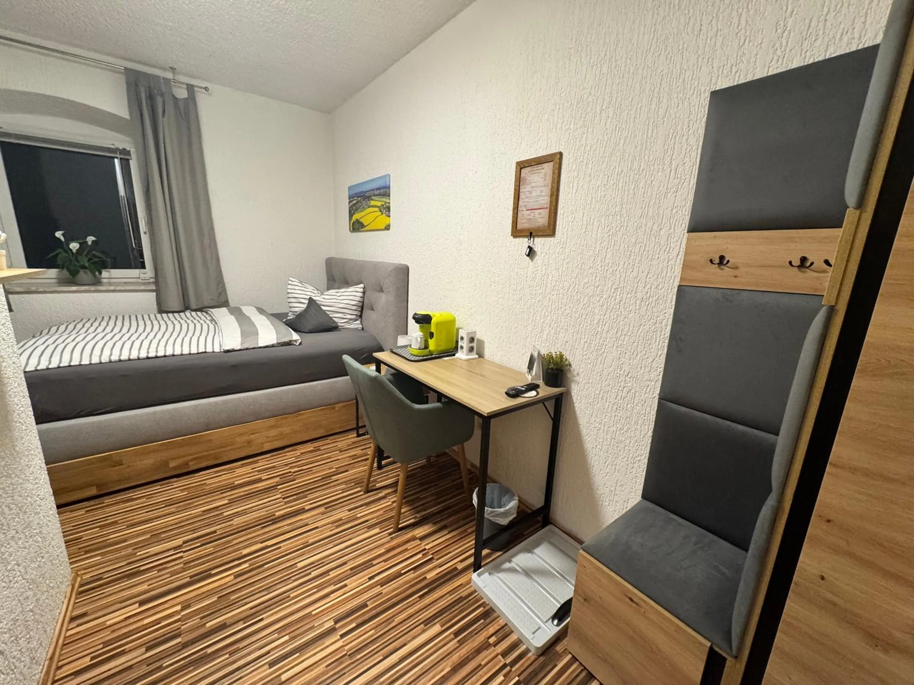 Photo of the whole room, Bed in Gasthof Hotel Bräustübl