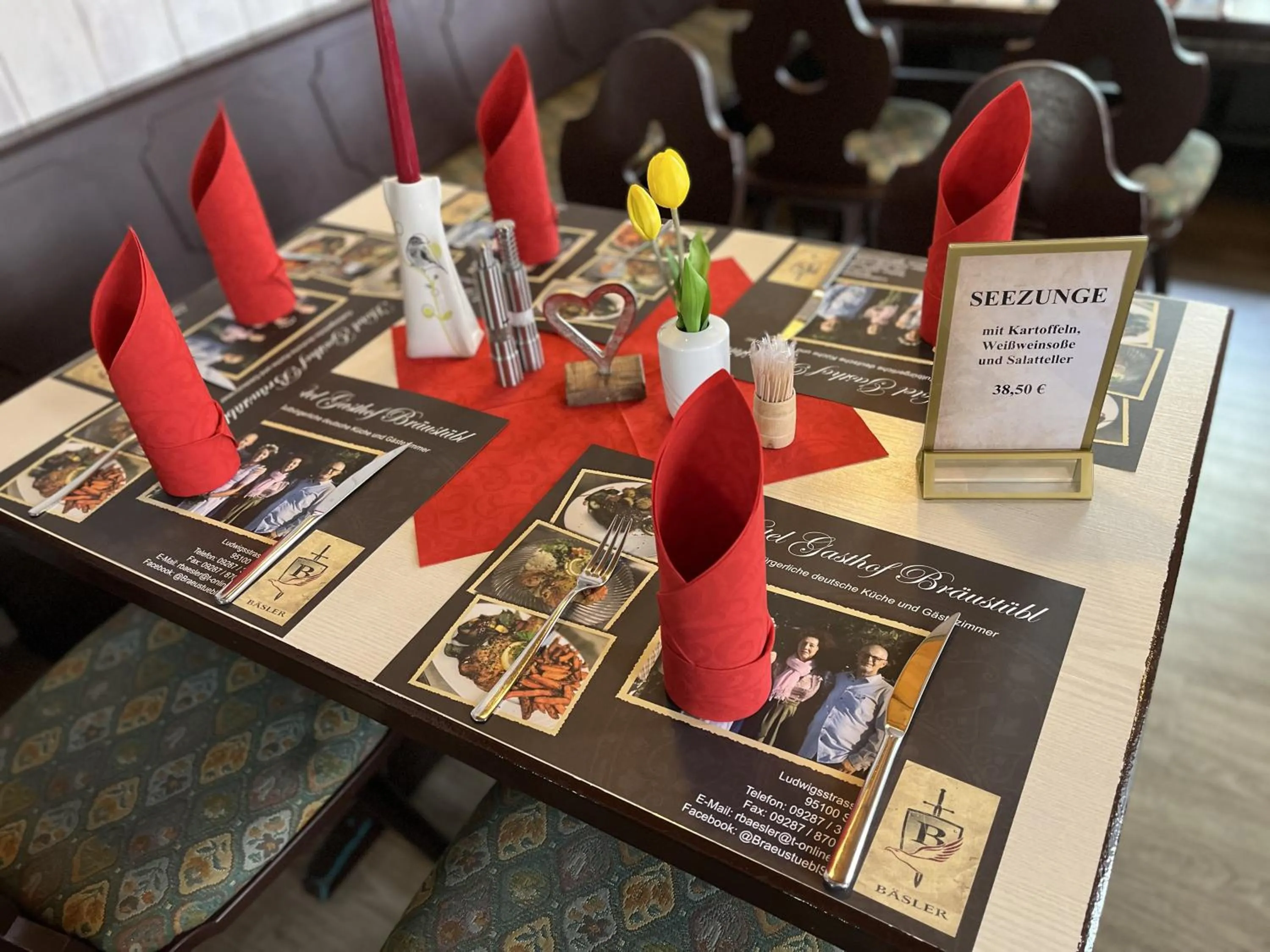 Restaurant/places to eat in Gasthof Hotel Bräustübl