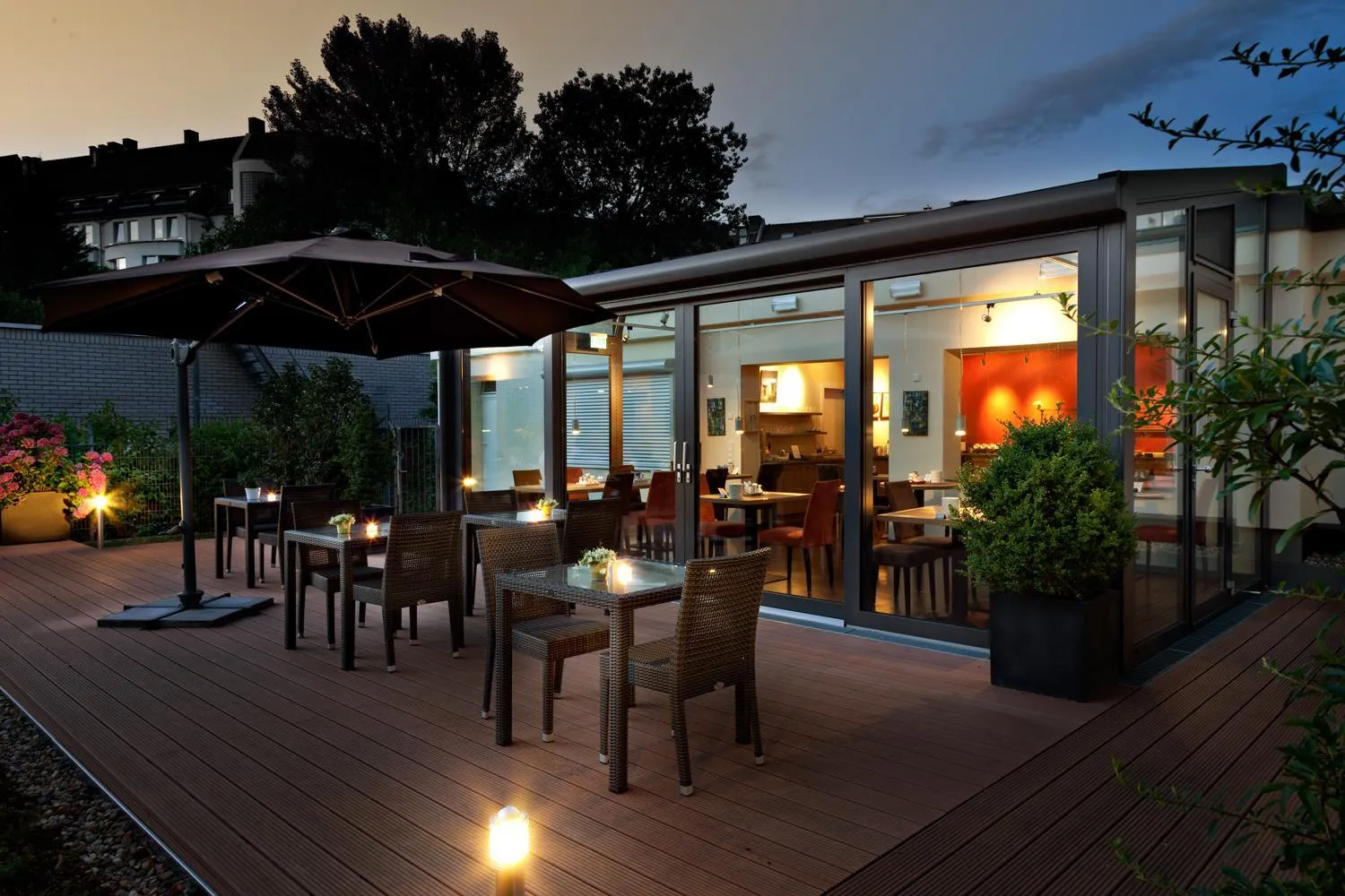 Balcony/Terrace in Hotel Imperial Düsseldorf Superior - Sure Collection by Best Western