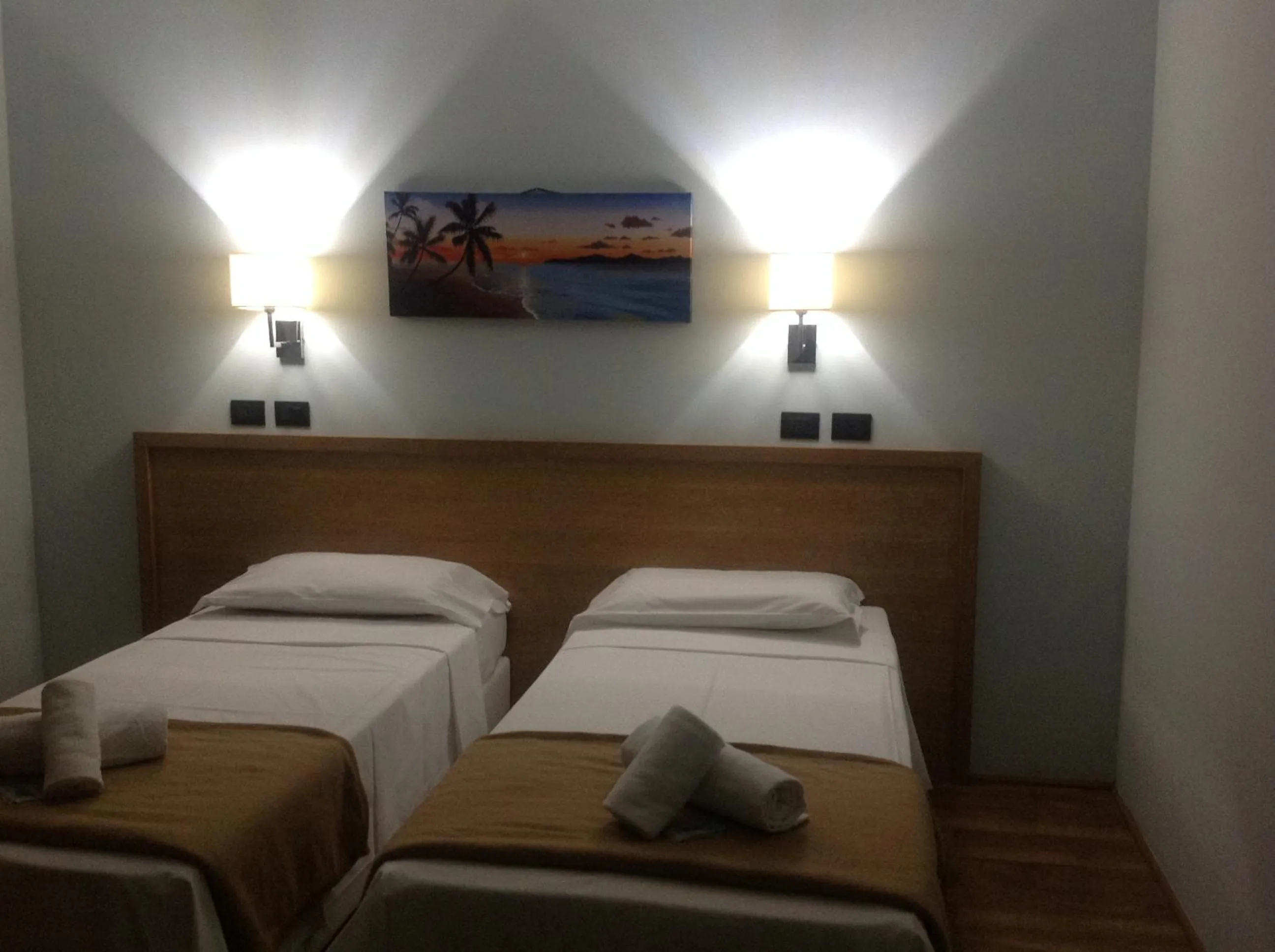 Bed in Hotel Paradiso