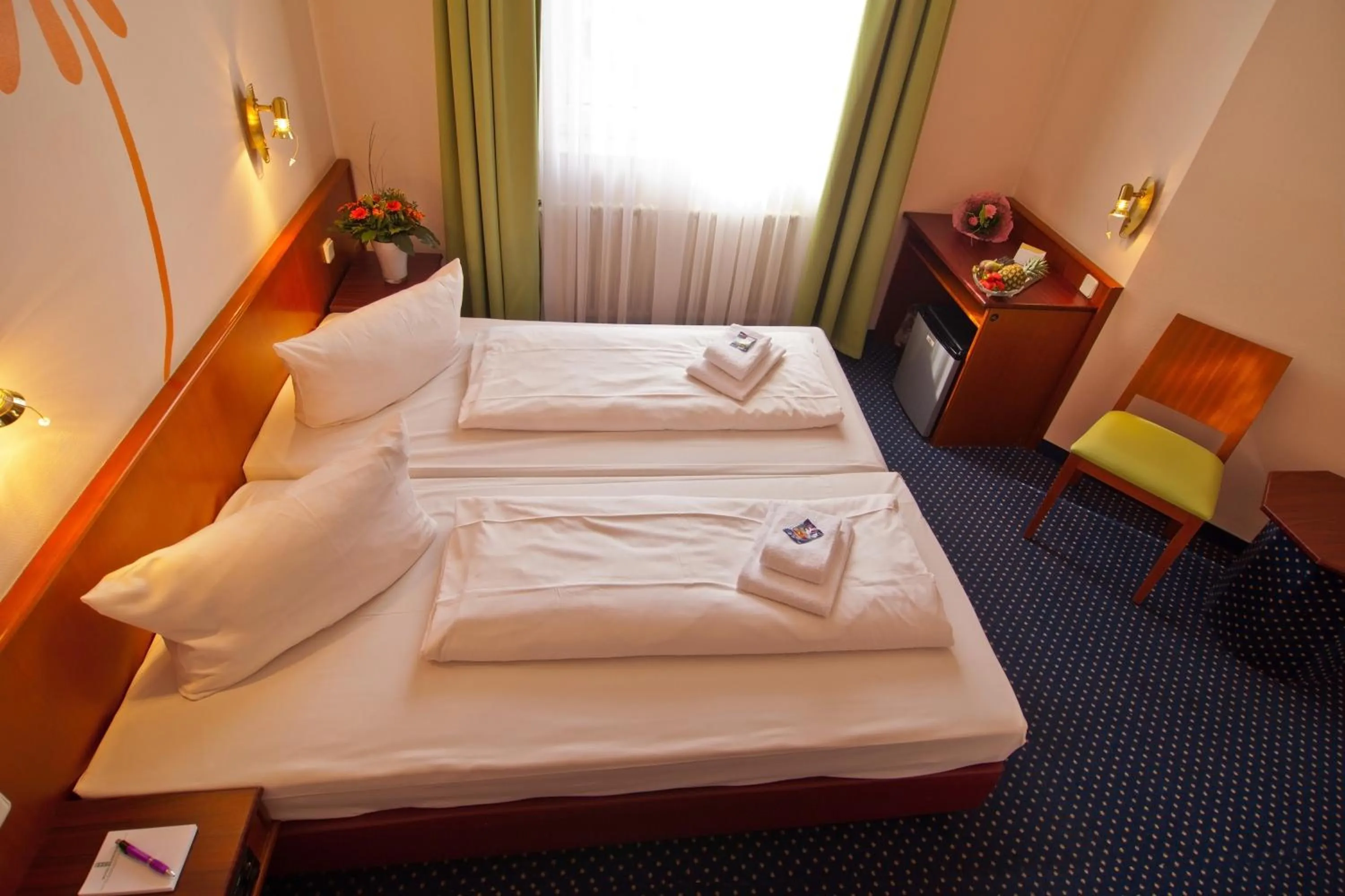 Bed in Hotel Residenz Duesseldorf