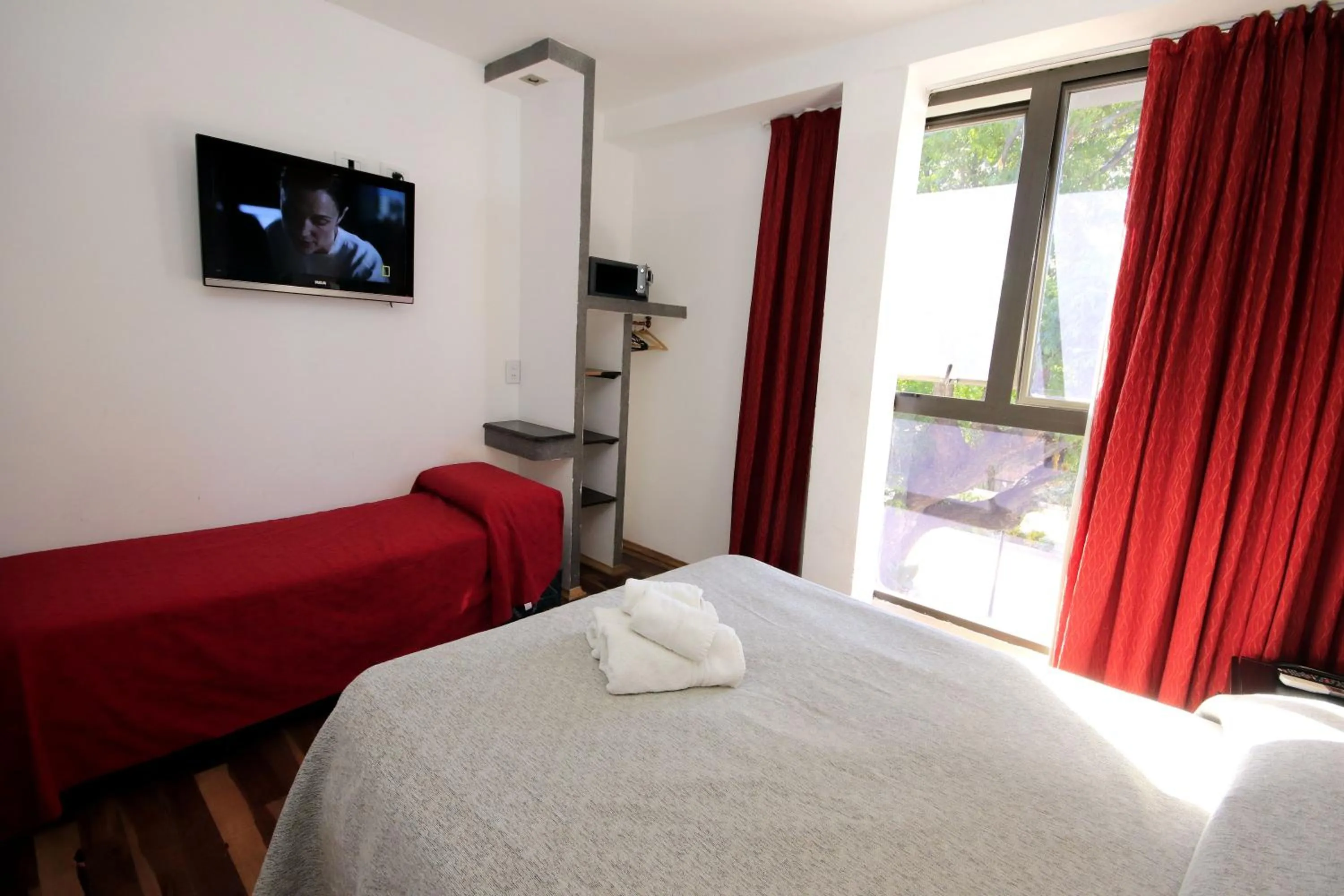 Bed in Hotel Ananque