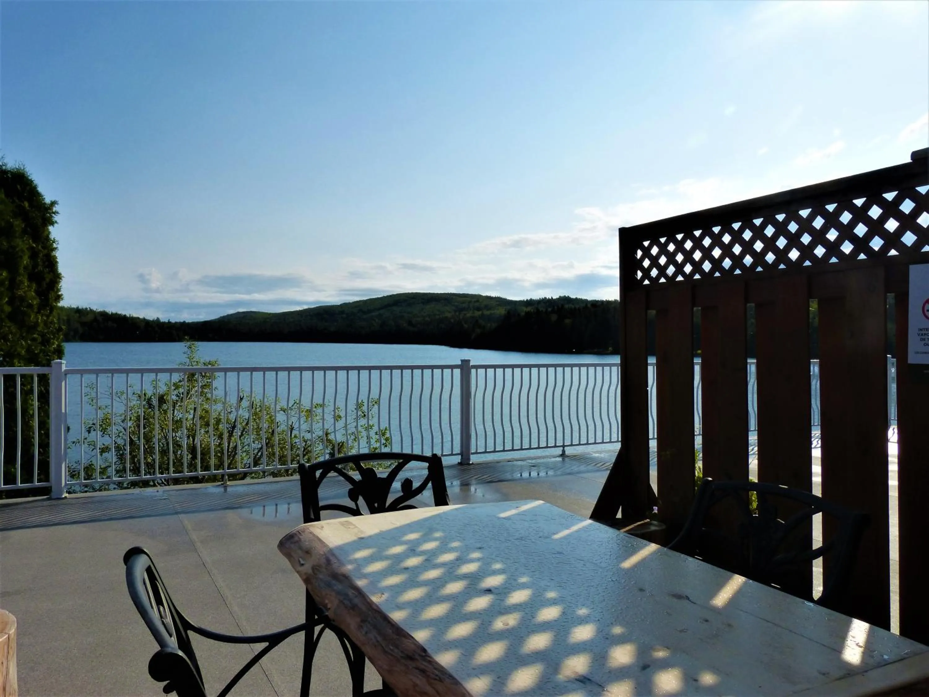 Patio in Auberge Du Lac Malcom