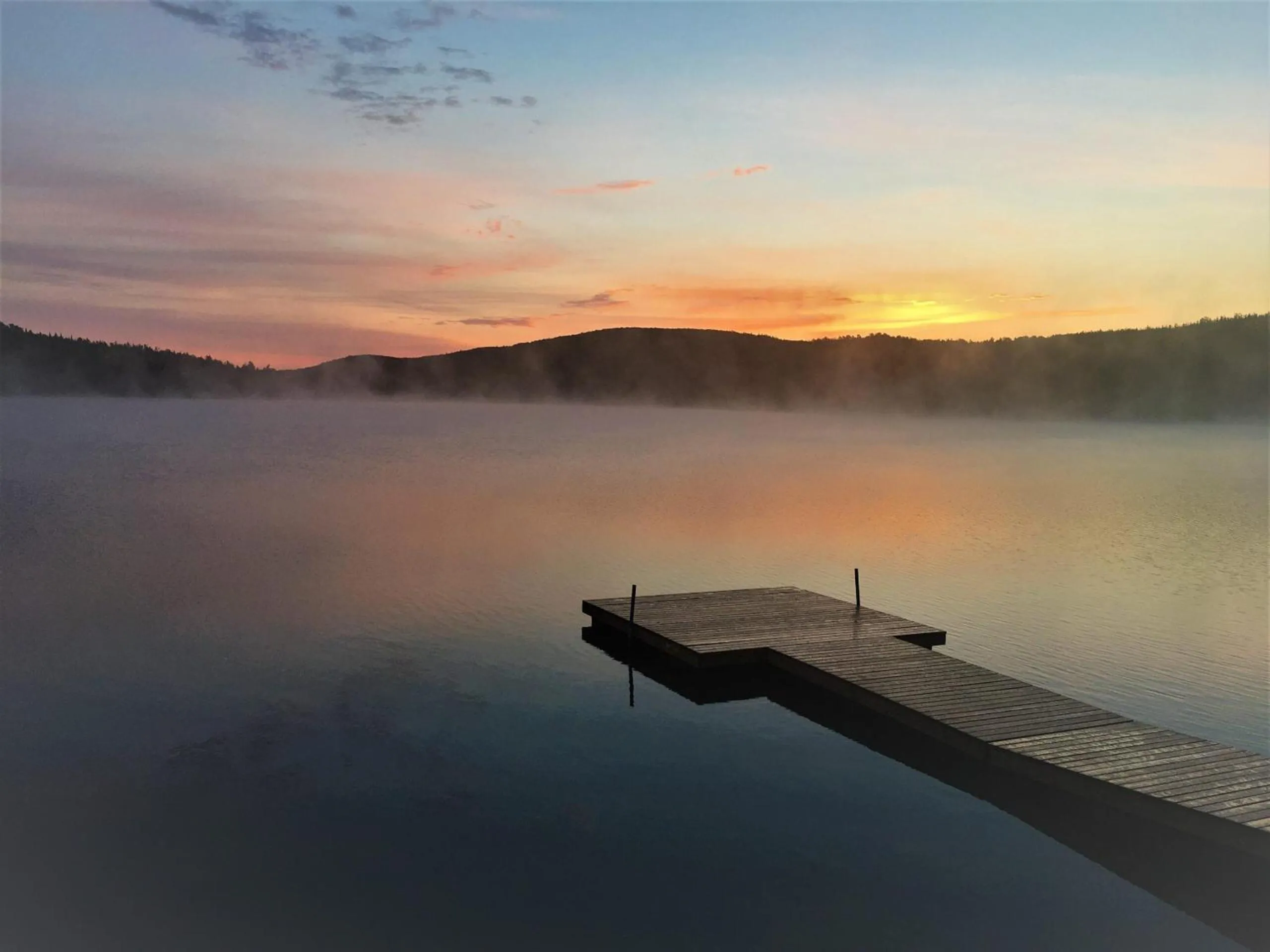 Sunrise in Auberge Du Lac Malcom