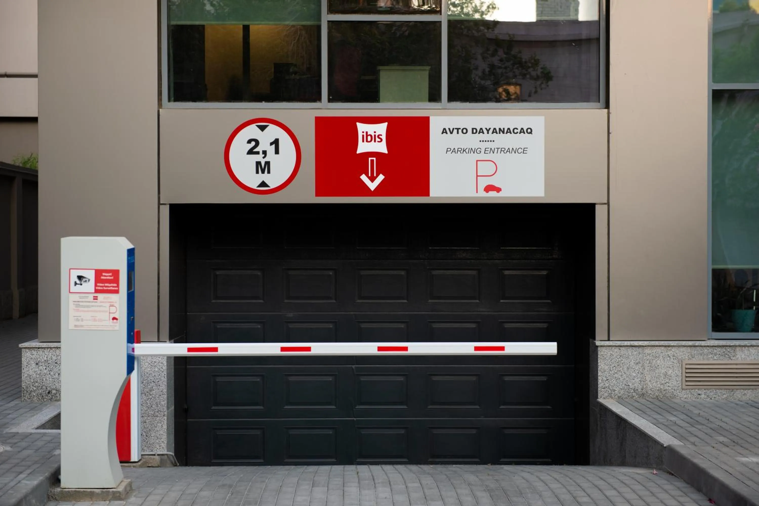 Parking in ibis Baku City