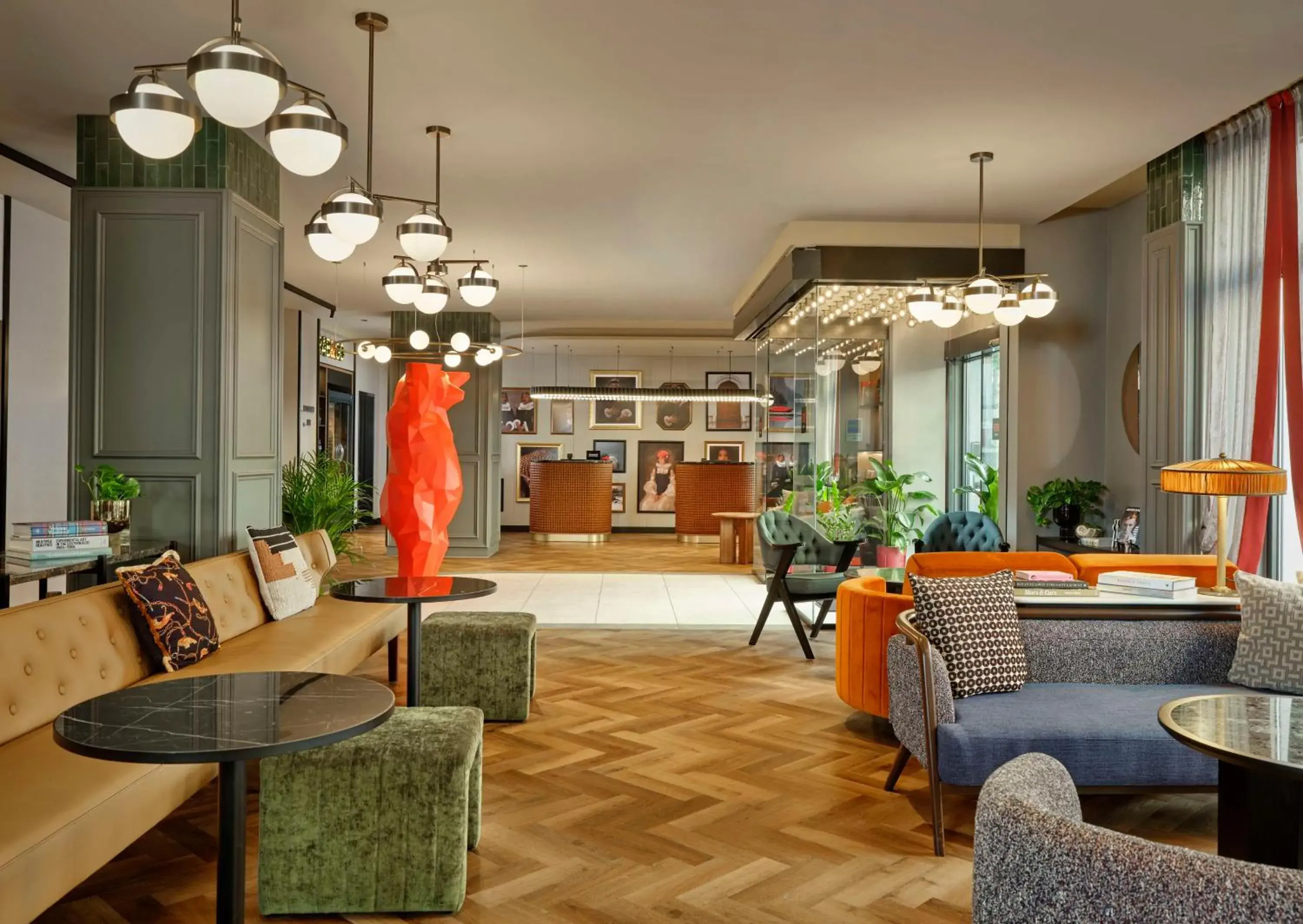 Lobby or reception in Radisson RED Berlin Kudamm Lobby or reception in Radisson RED Berlin Kudamm