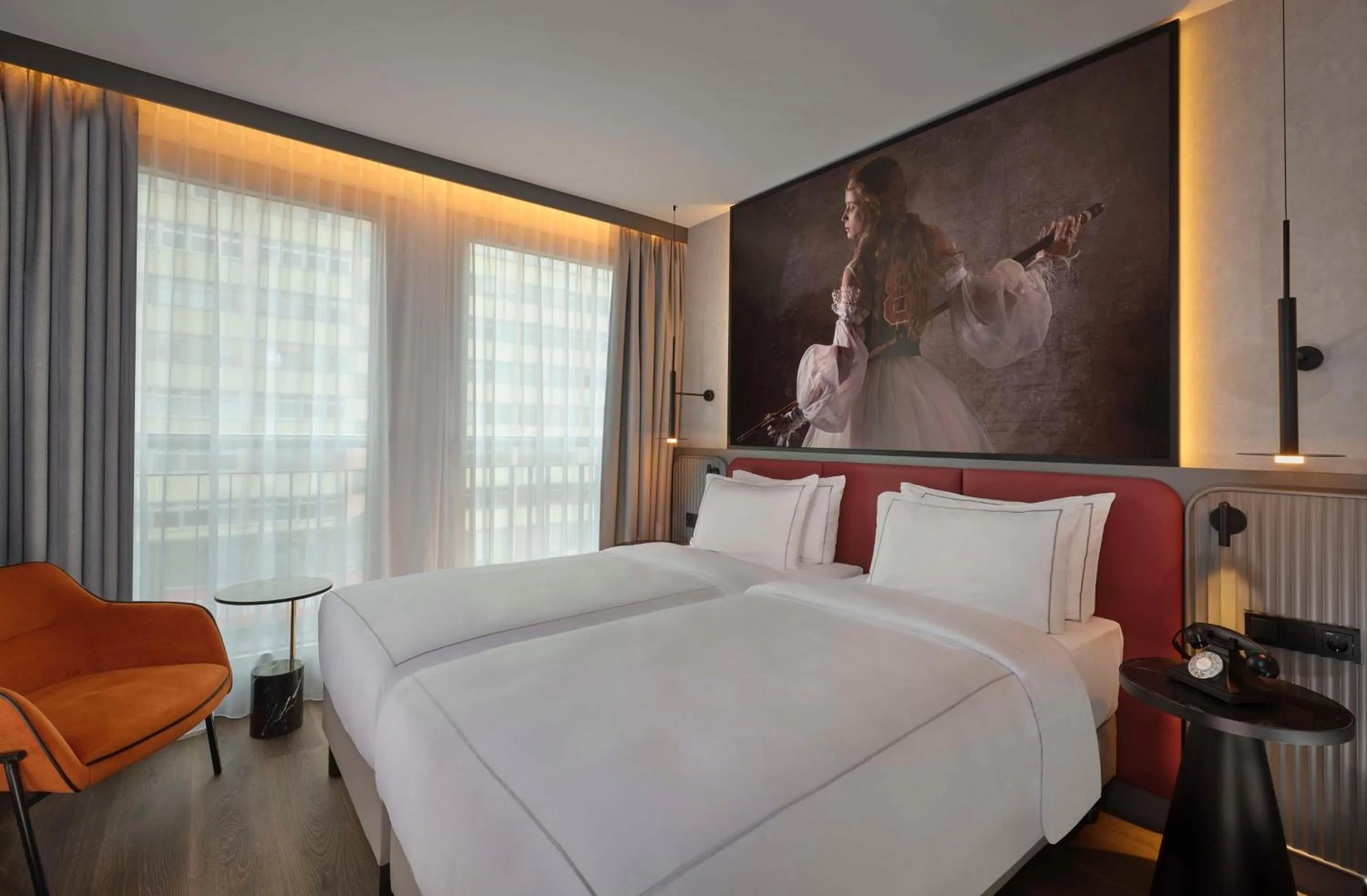 Bedroom, Bed in Radisson RED Berlin Kudamm