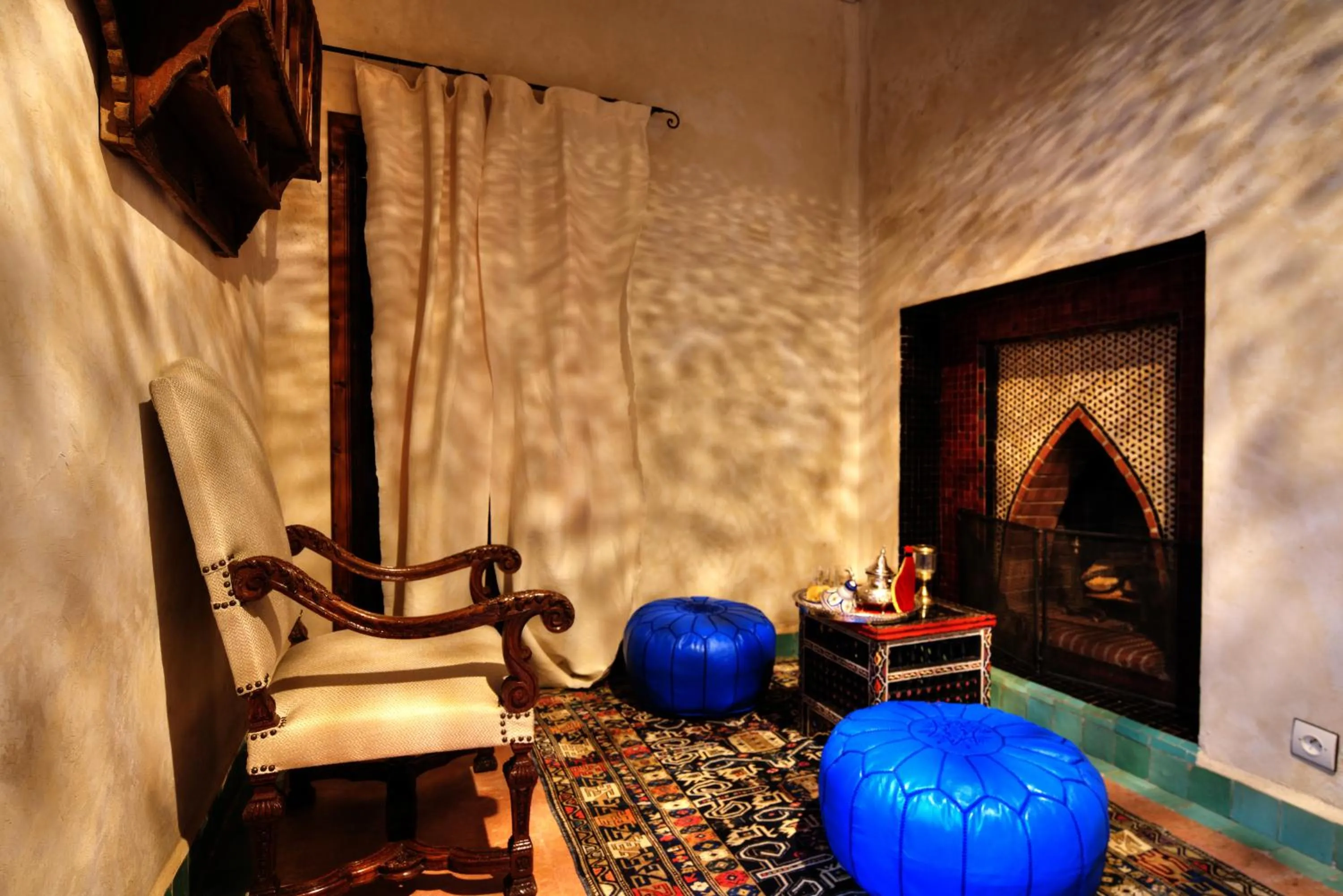 Seating area in Riad Aventurine