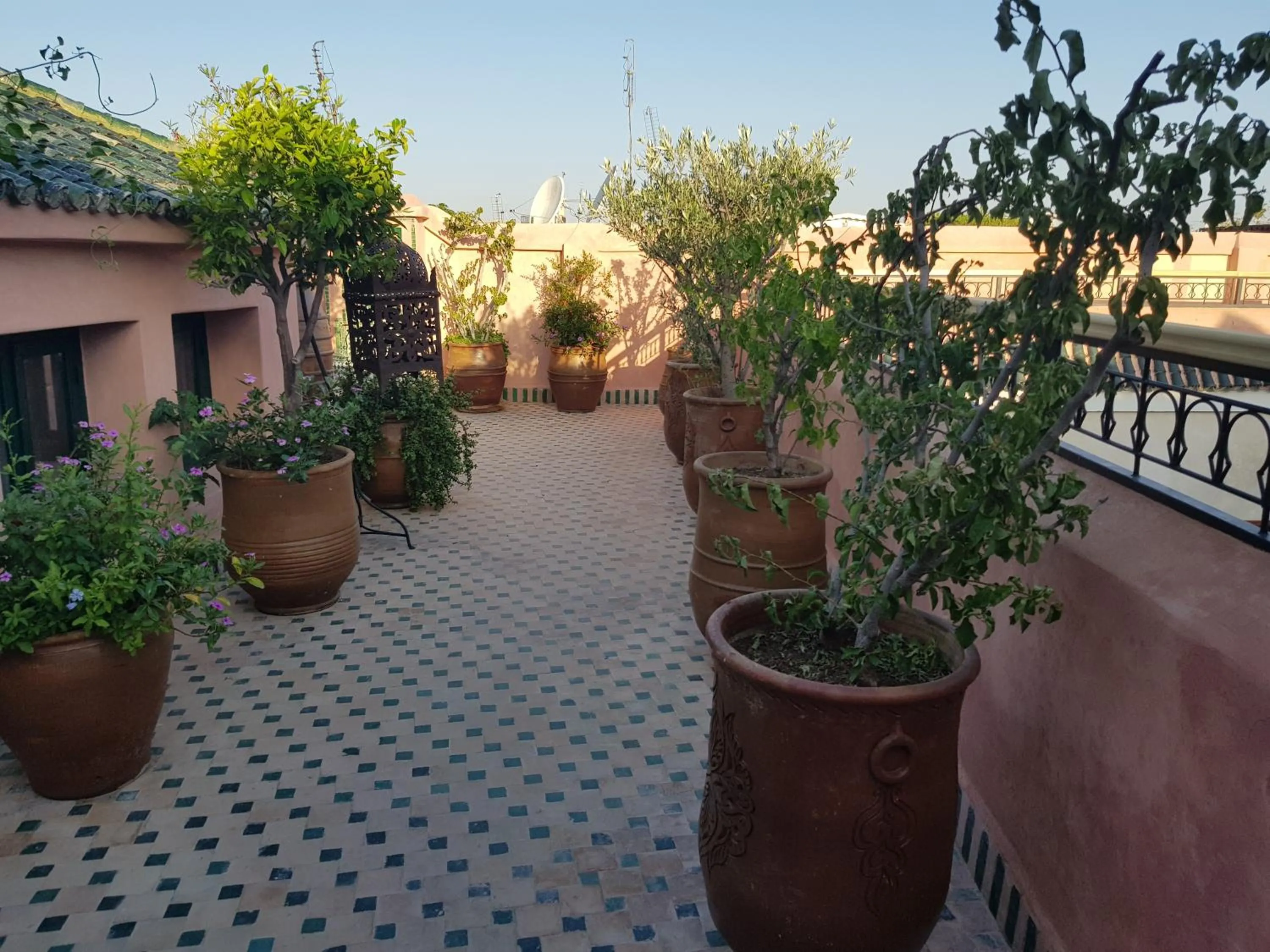 Balcony/Terrace in Riad Aventurine