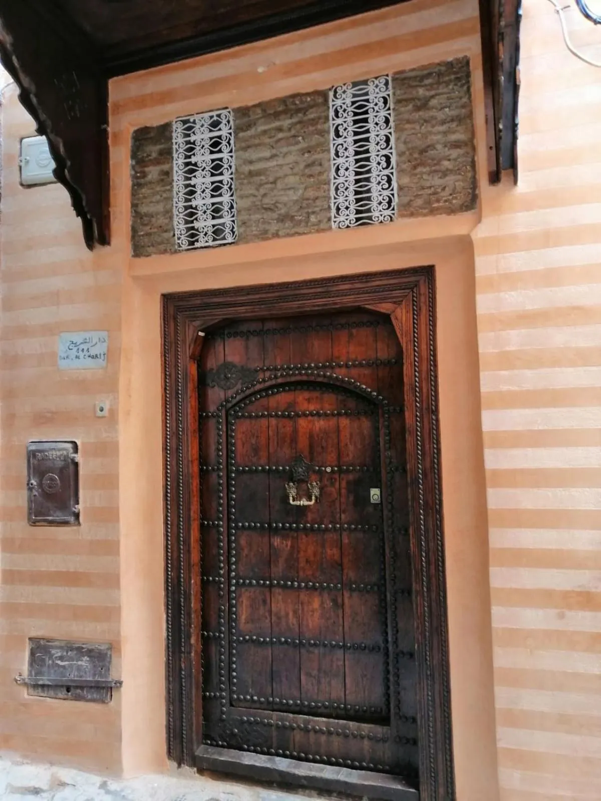 Facade/entrance in Riad Aventurine