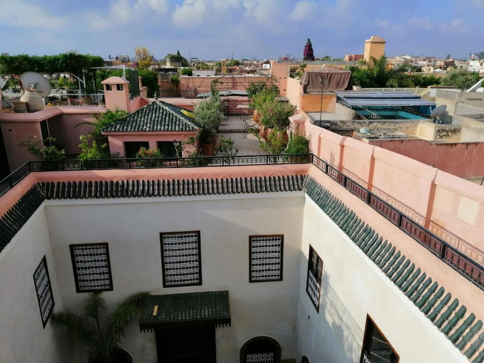 Balcony/Terrace in Riad Aventurine