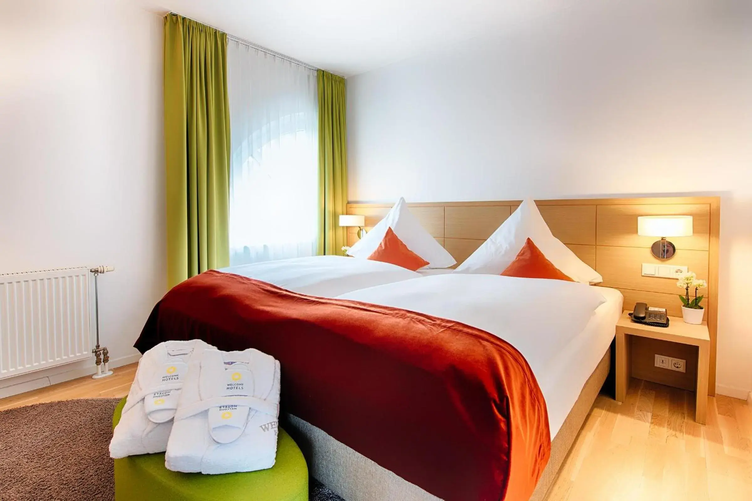 Bed in Welcome Hotel Marburg Bed in Welcome Hotel Marburg