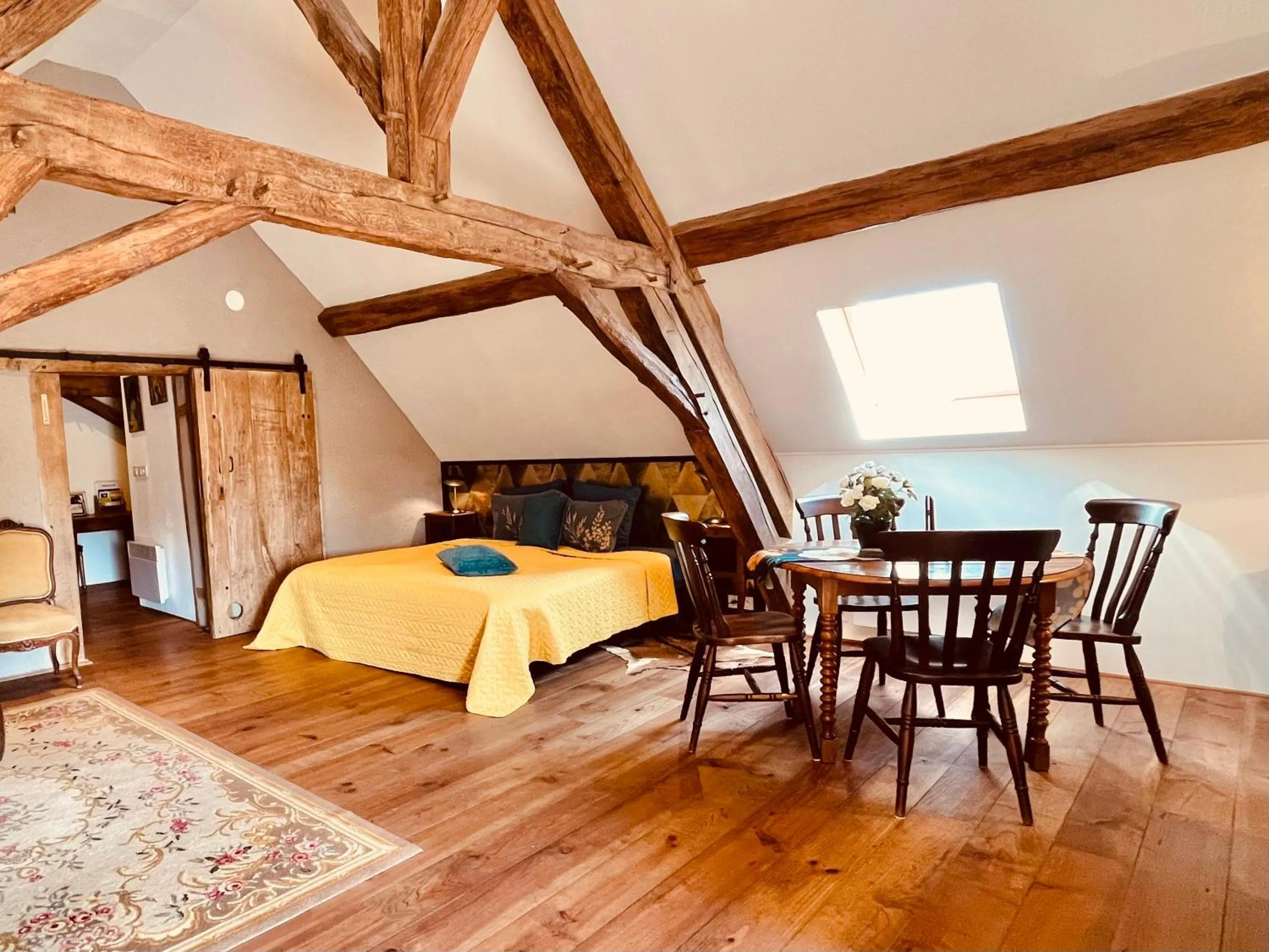 Bed in chambres d'hôtes Domaine les Grands Pérons