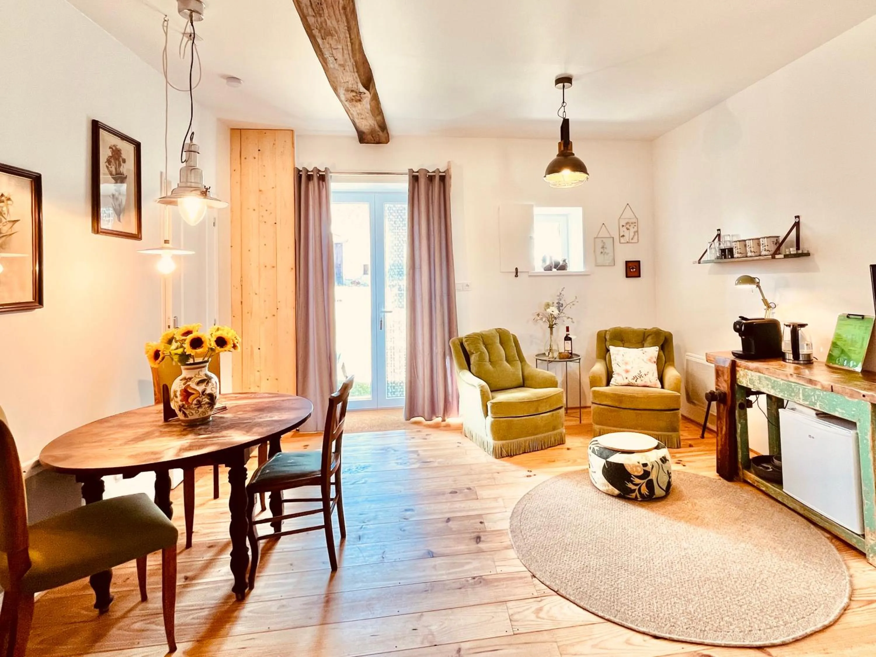 Living room in chambres d'hôtes Domaine les Grands Pérons