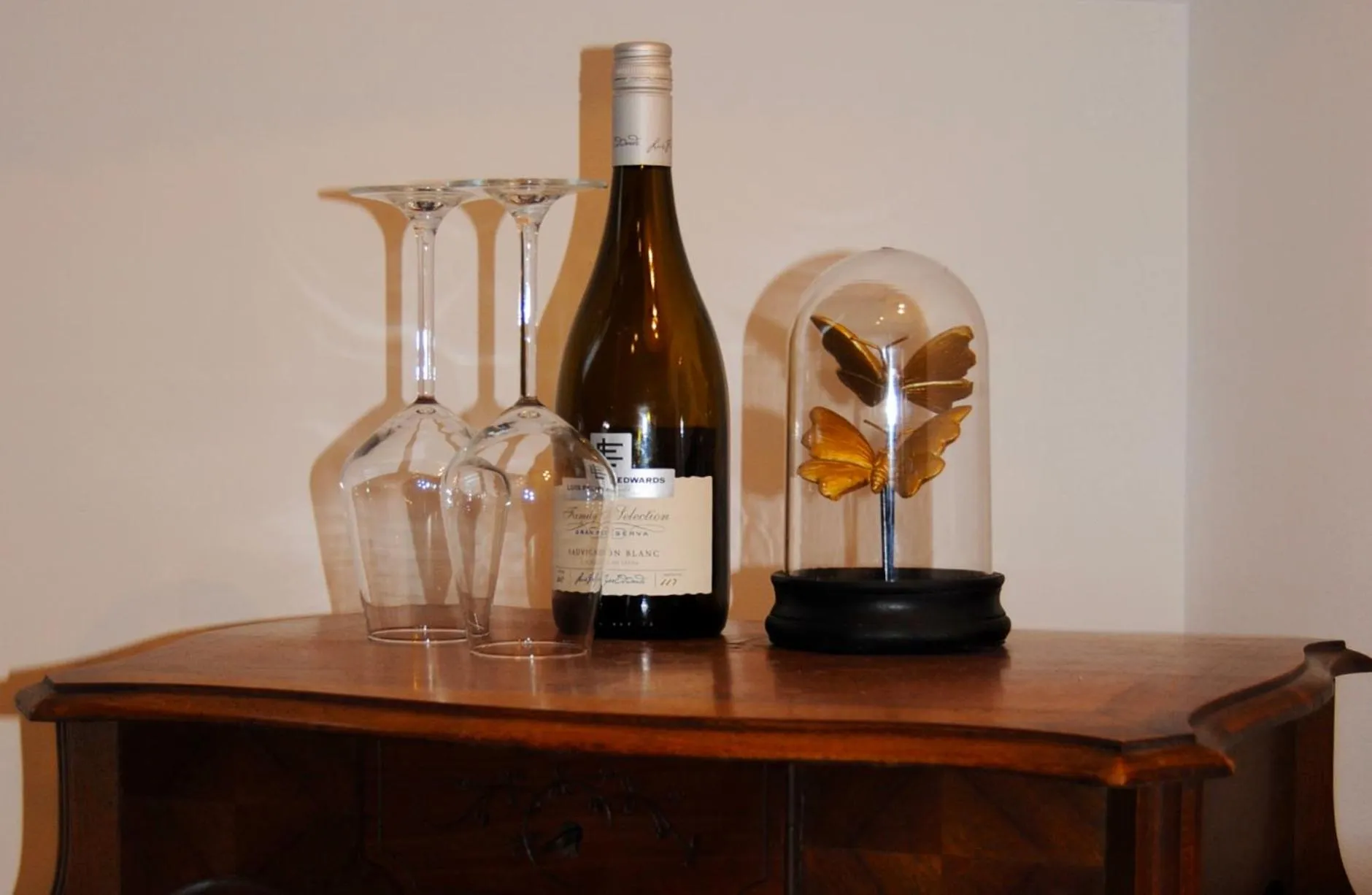 Decorative detail in chambres d'hôtes Domaine les Grands Pérons