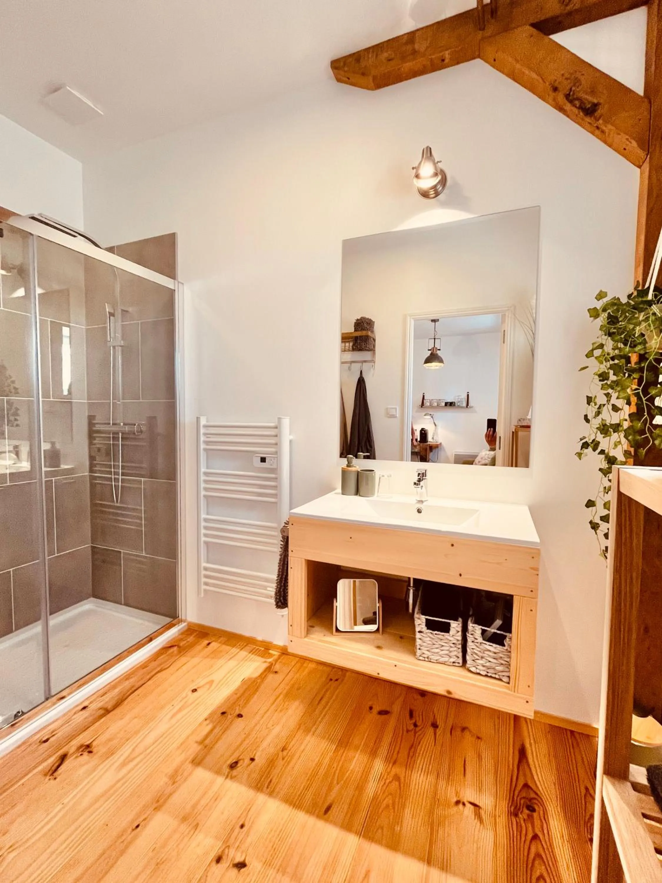 Shower in chambres d'hôtes Domaine les Grands Pérons