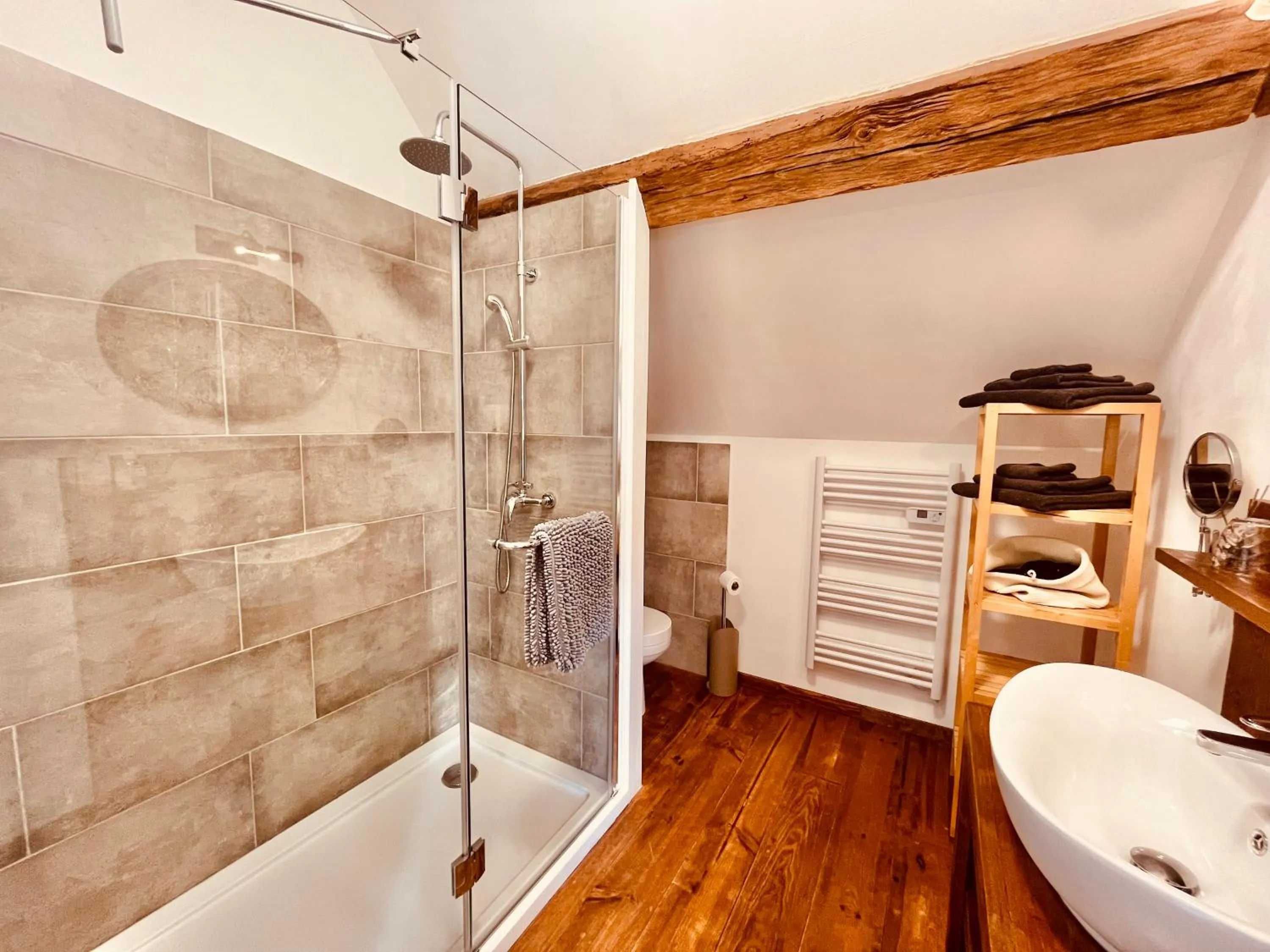 Shower in chambres d'hôtes Domaine les Grands Pérons