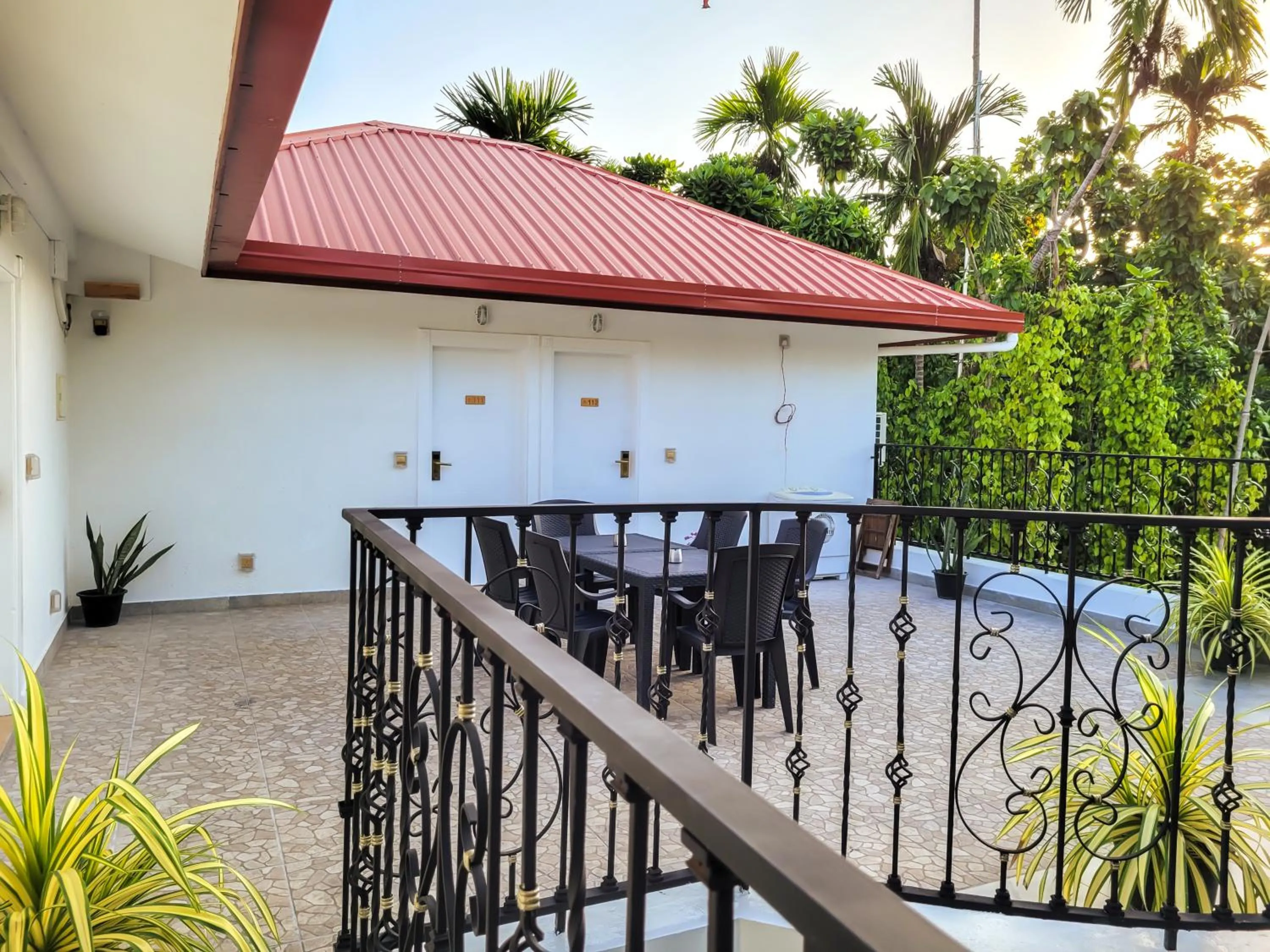 Garden view in KingsWay Thoddoo Maldives