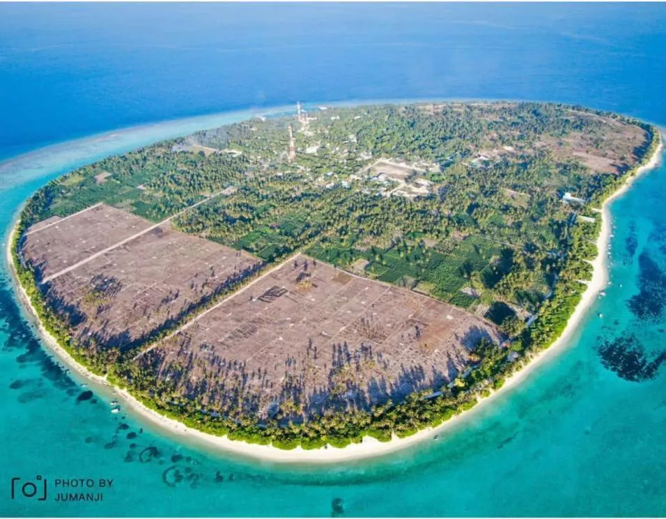 Bird's eye view in KingsWay Thoddoo Maldives