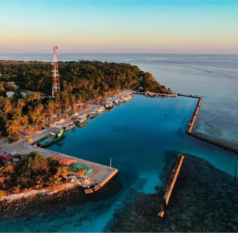 Bird's eye view in KingsWay Thoddoo Maldives