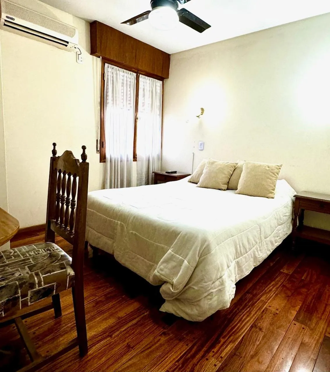 Bed in Hotel Villa Inés Mendoza