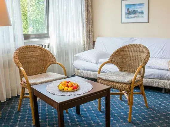 Bed in Hotel Helgoland Bed in Hotel Helgoland