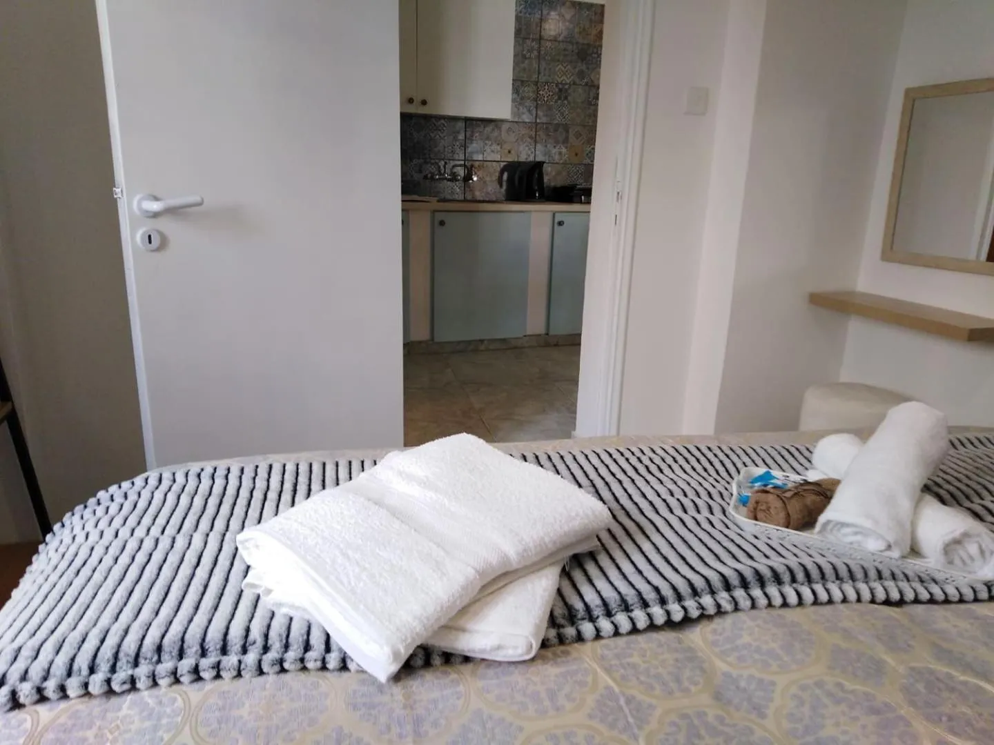 Bedroom, Bed in Katsikantaris Homes