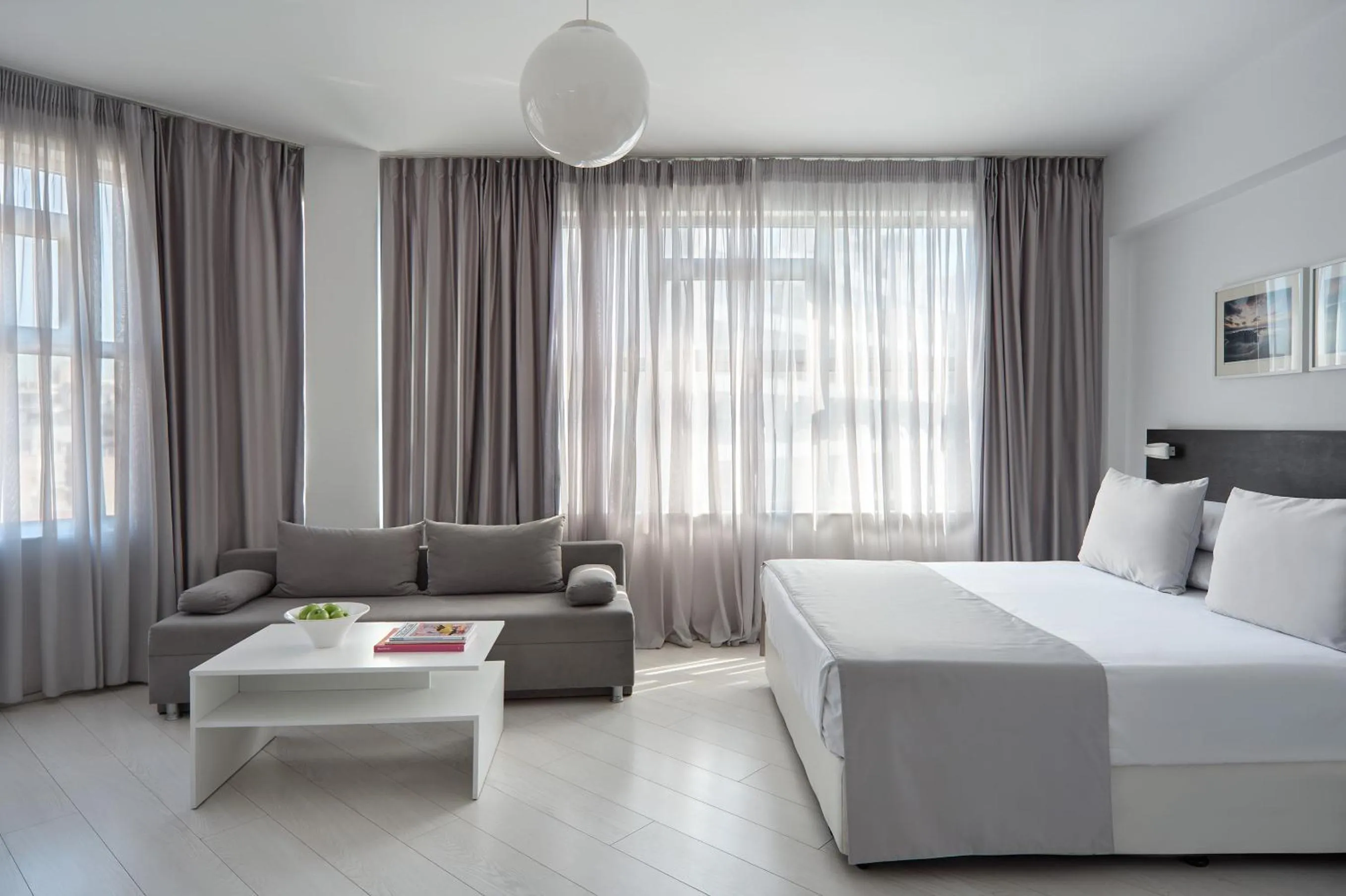 Bed in Boss Boutique Athens by Prima Hotels