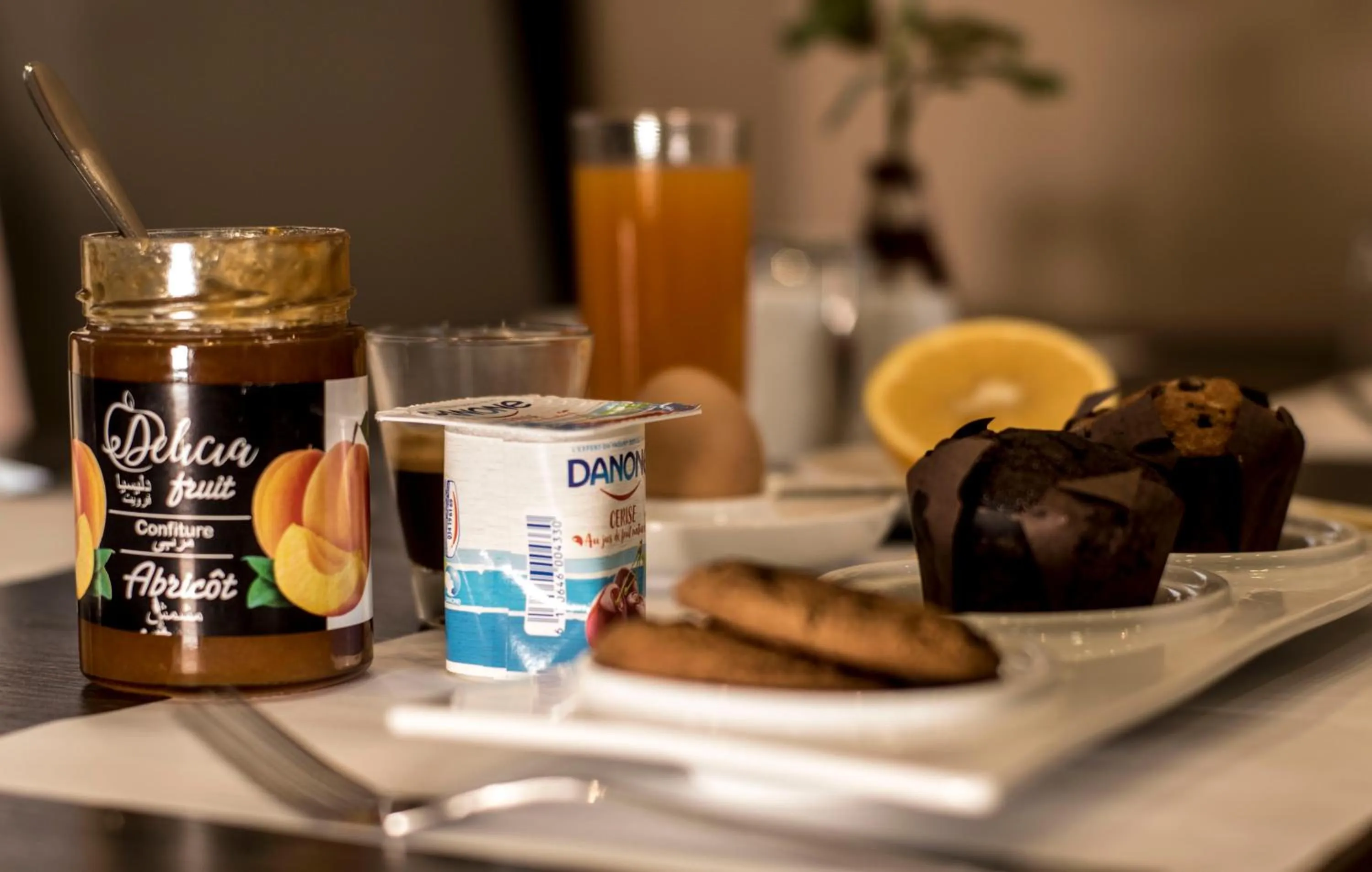 Buffet breakfast in Hotel Bournissa