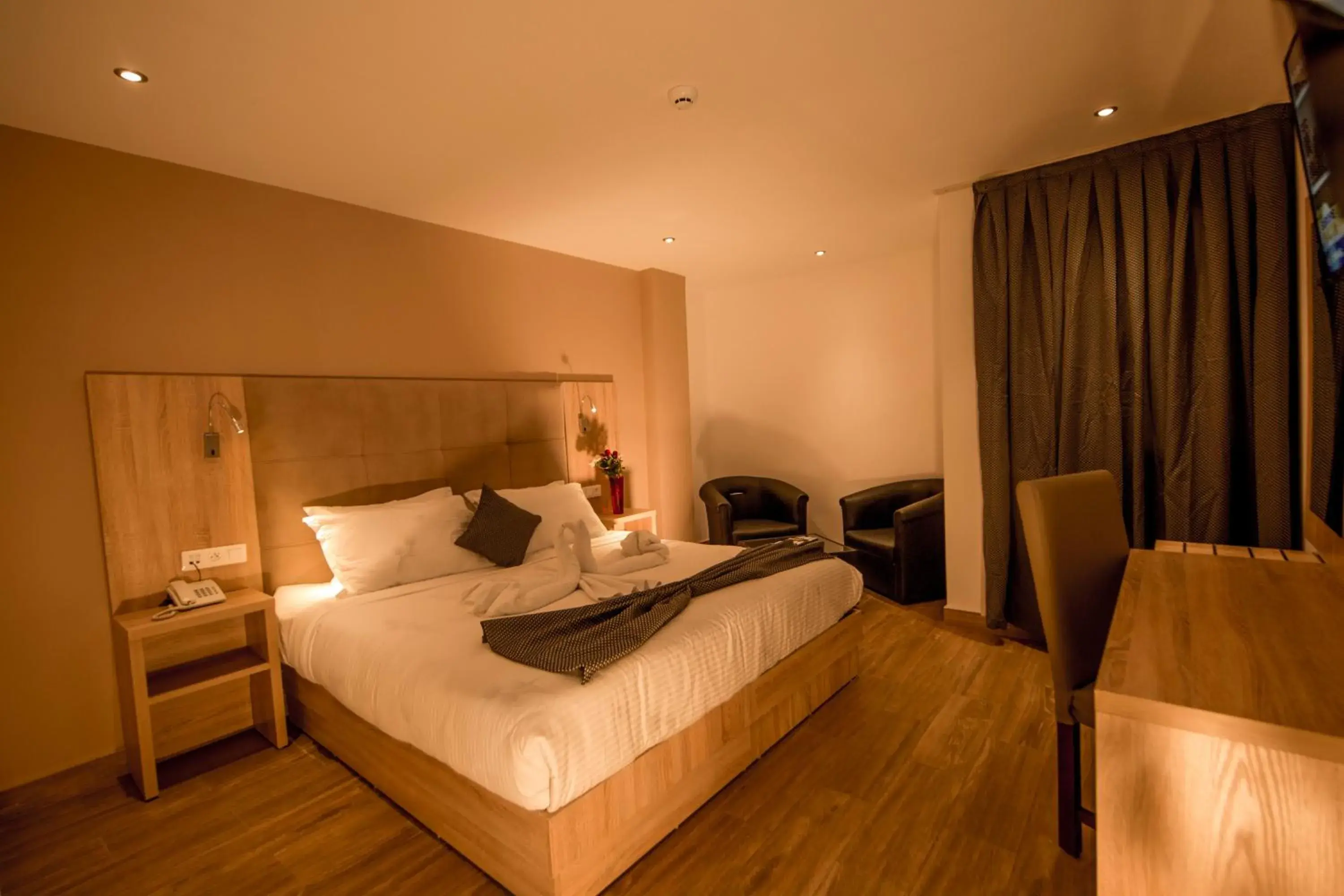 Deluxe Double Room (2 Adults + 1 Child) in Hotel Bournissa Deluxe Double Room (2 Adults + 1 Child) in Hotel Bournissa