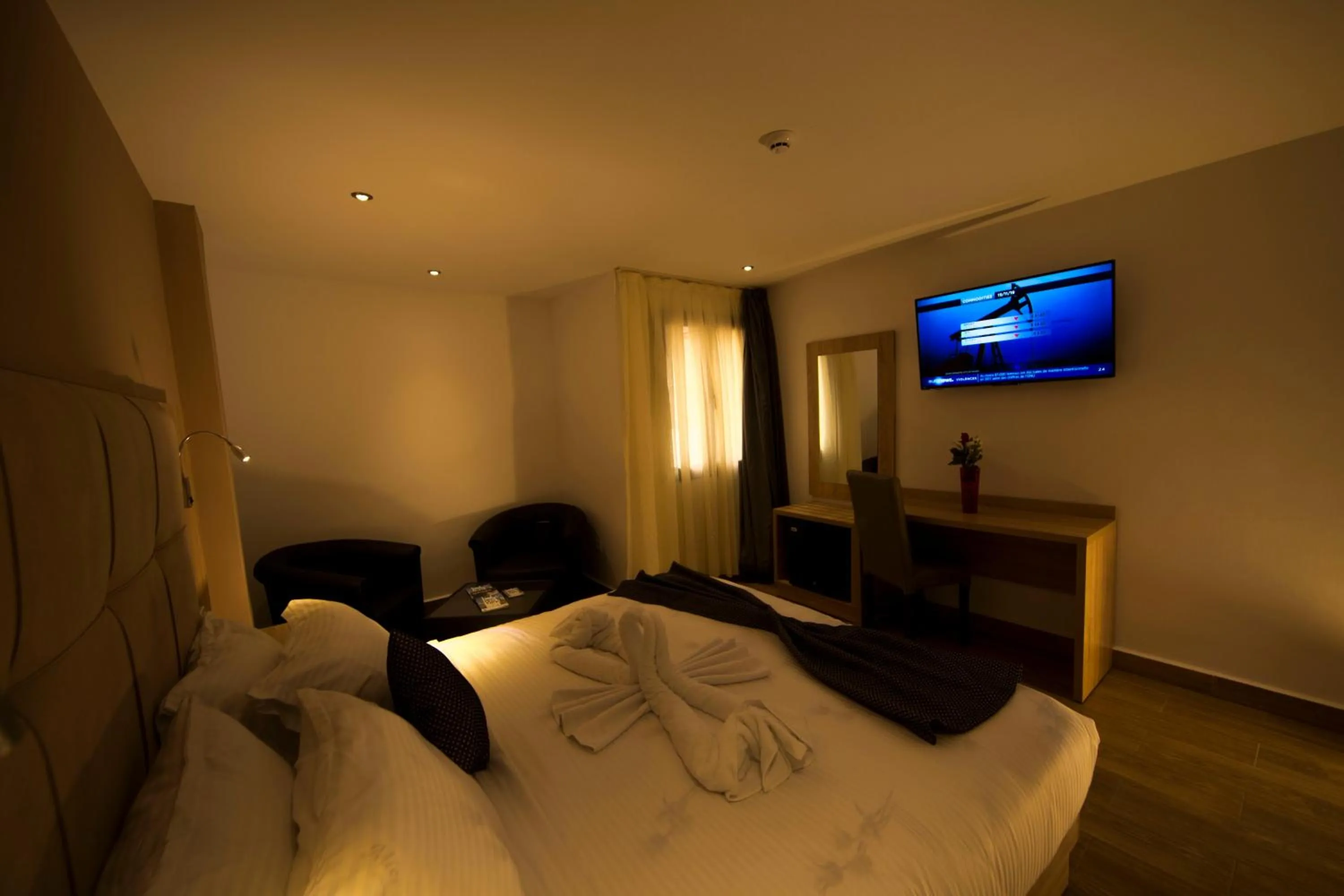 Bed in Hotel Bournissa