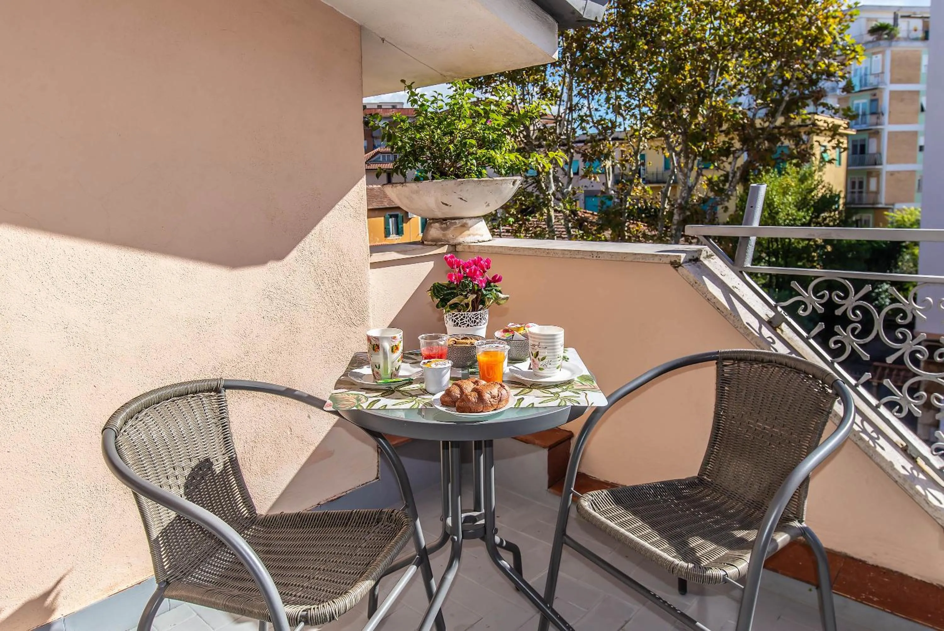 Balcony/Terrace in Plaza Rooms Ciampino
